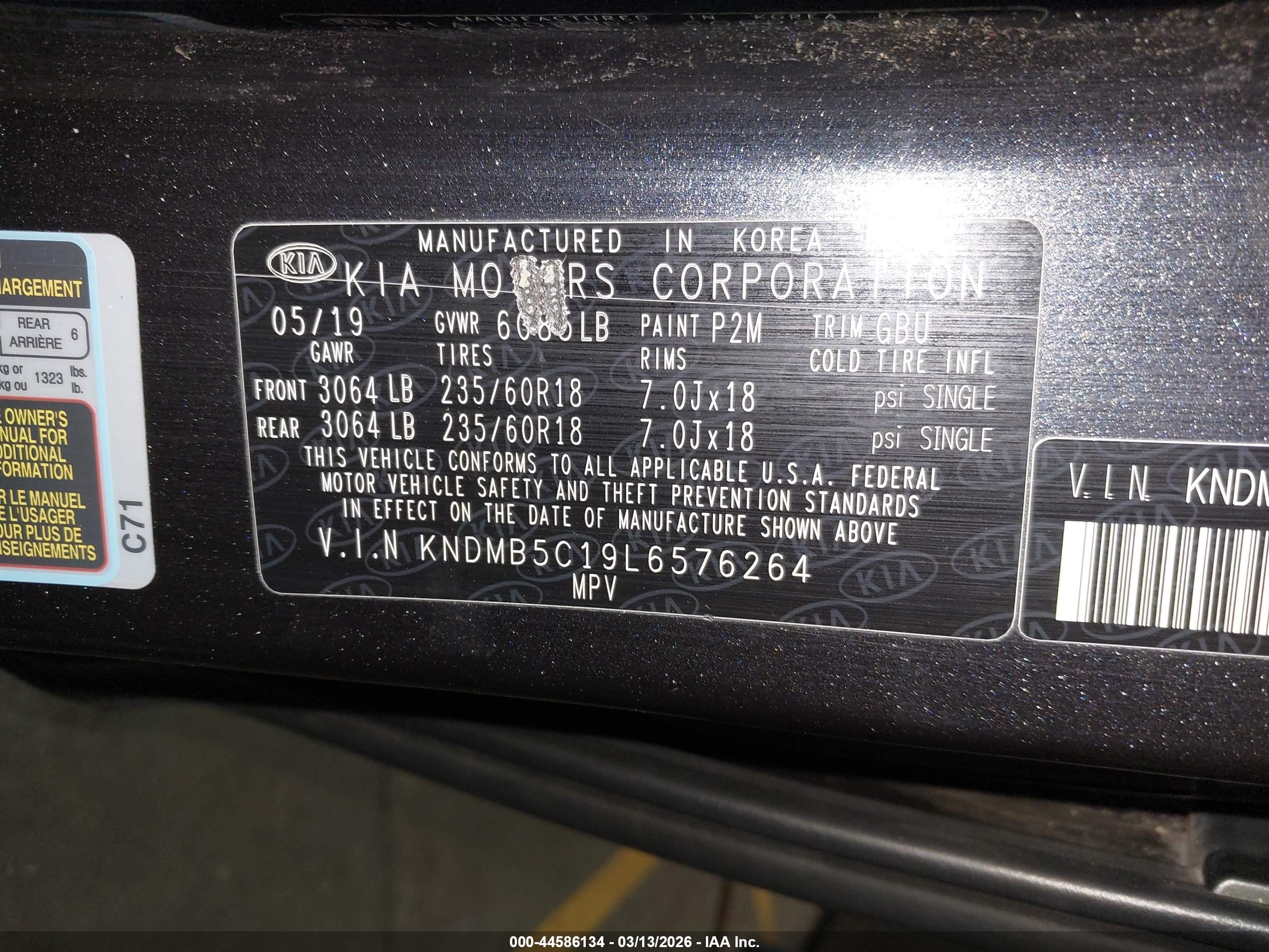 KIA SEDONA image 9