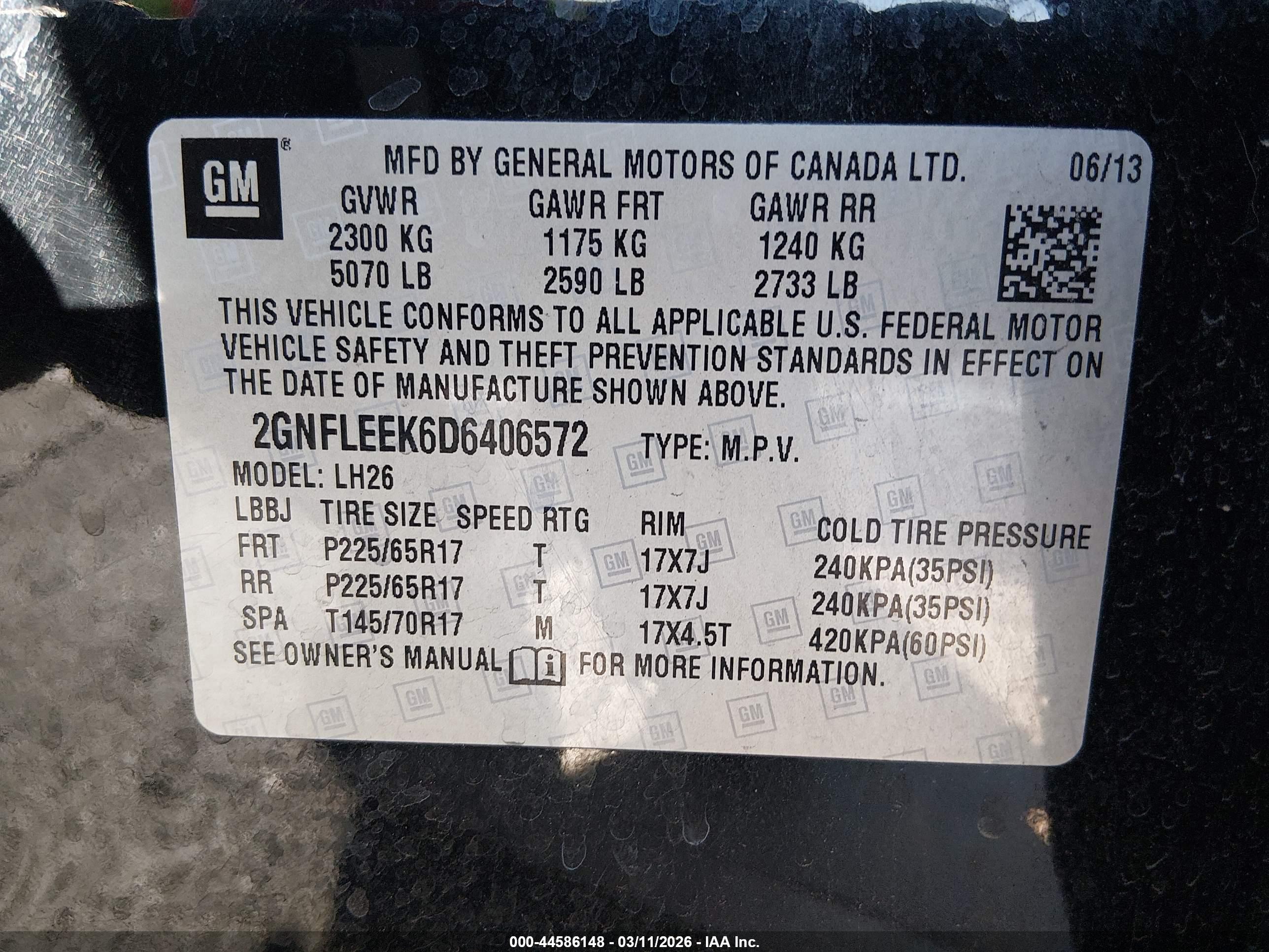 CHEVROLET EQUINOX image 9