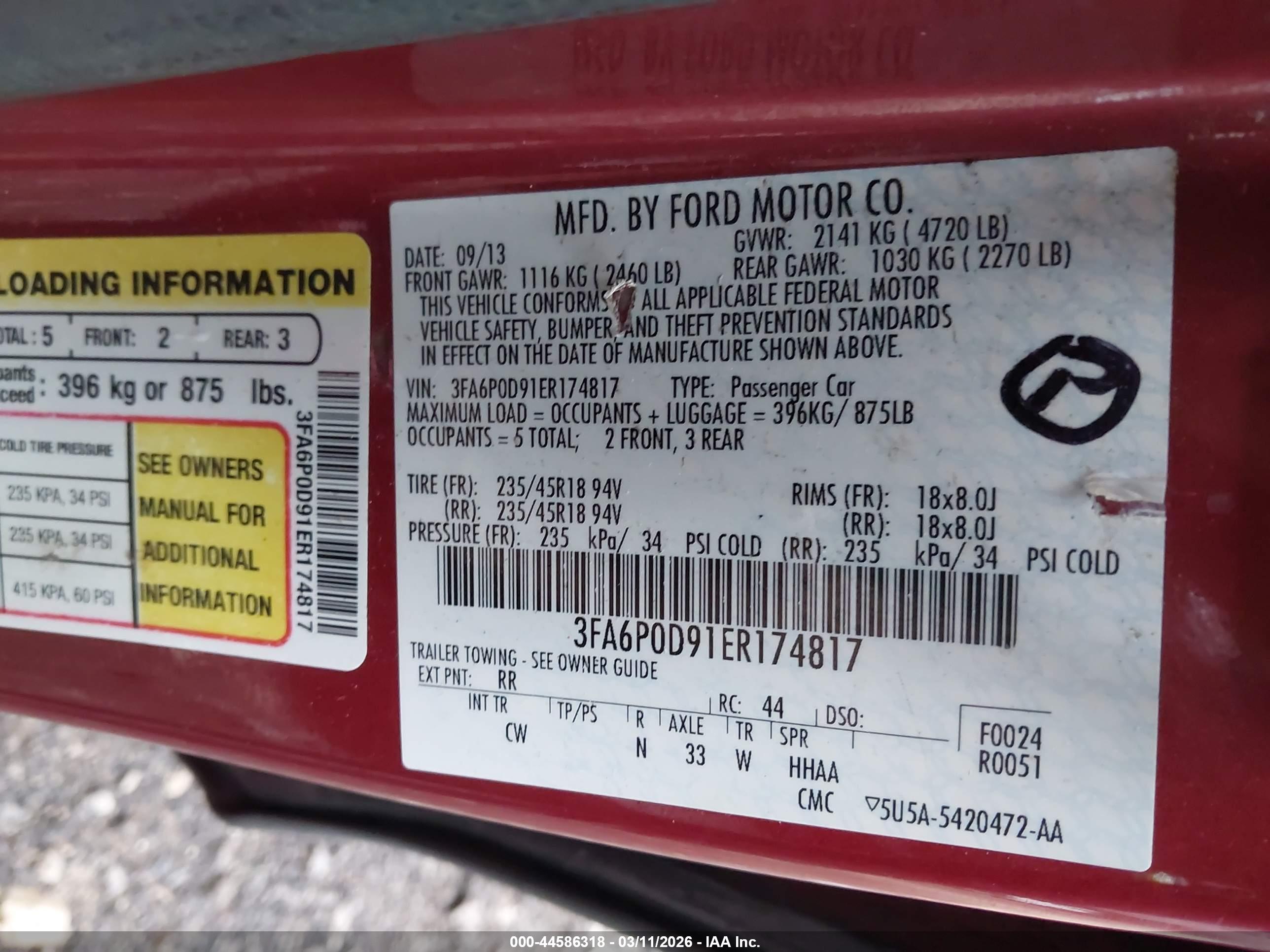 FORD FUSION image 9