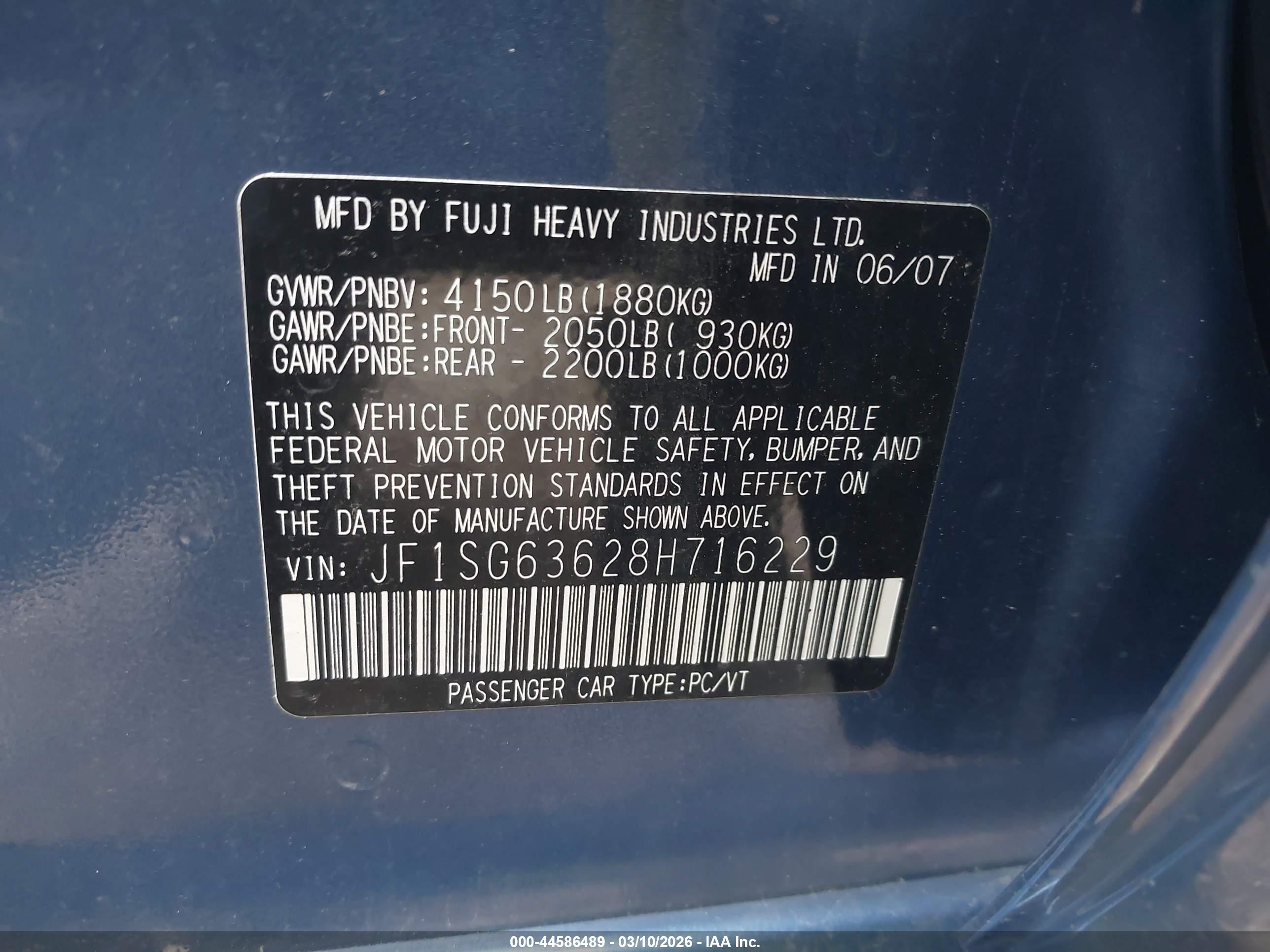 SUBARU FORESTER image 9