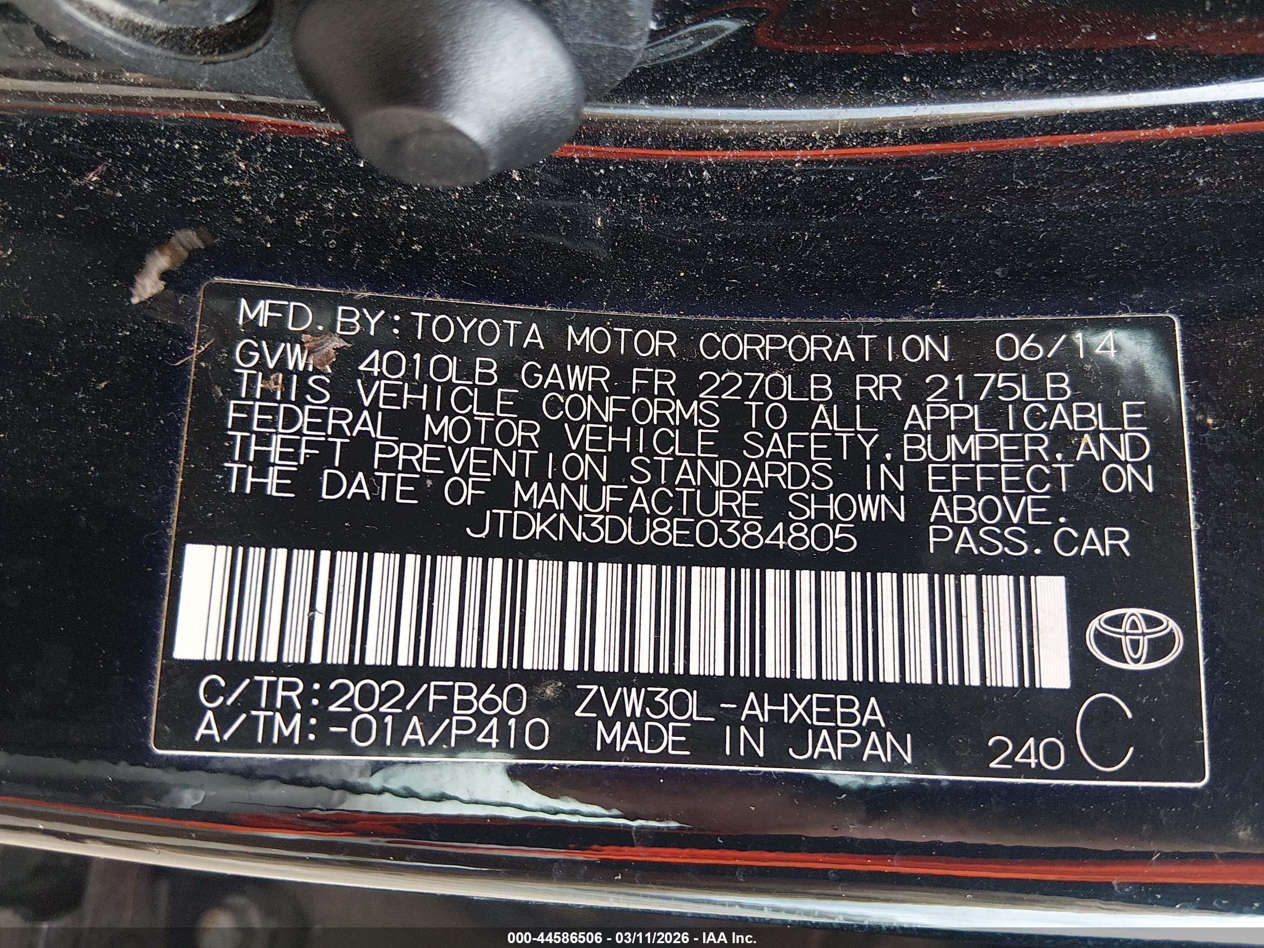 TOYOTA PRIUS image 9