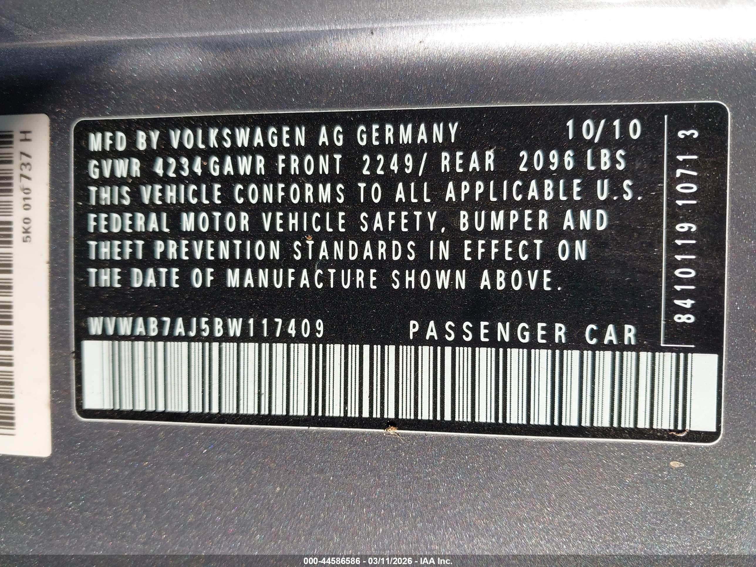 VOLKSWAGEN GOLF image 9