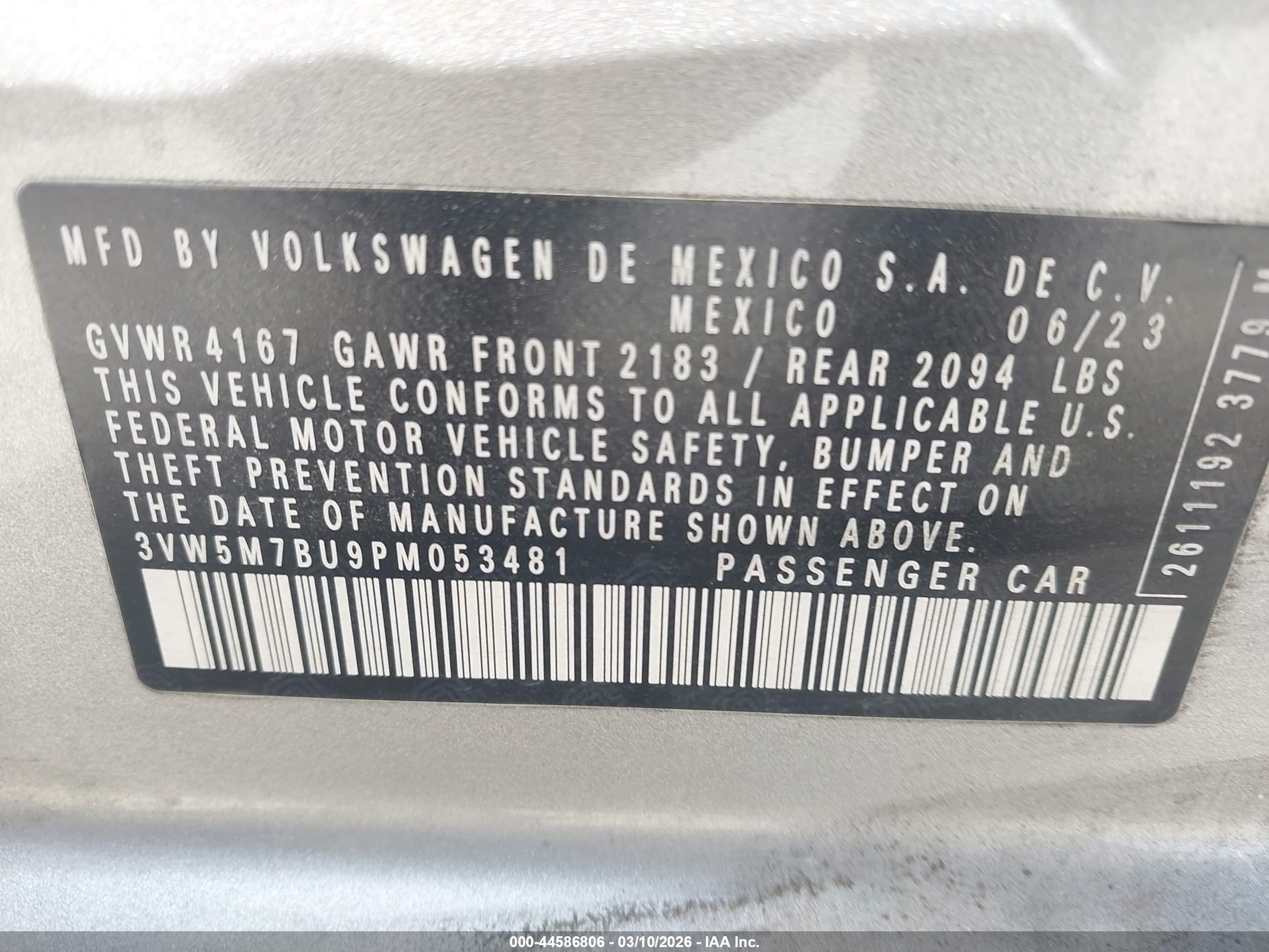 VOLKSWAGEN JETTA image 9