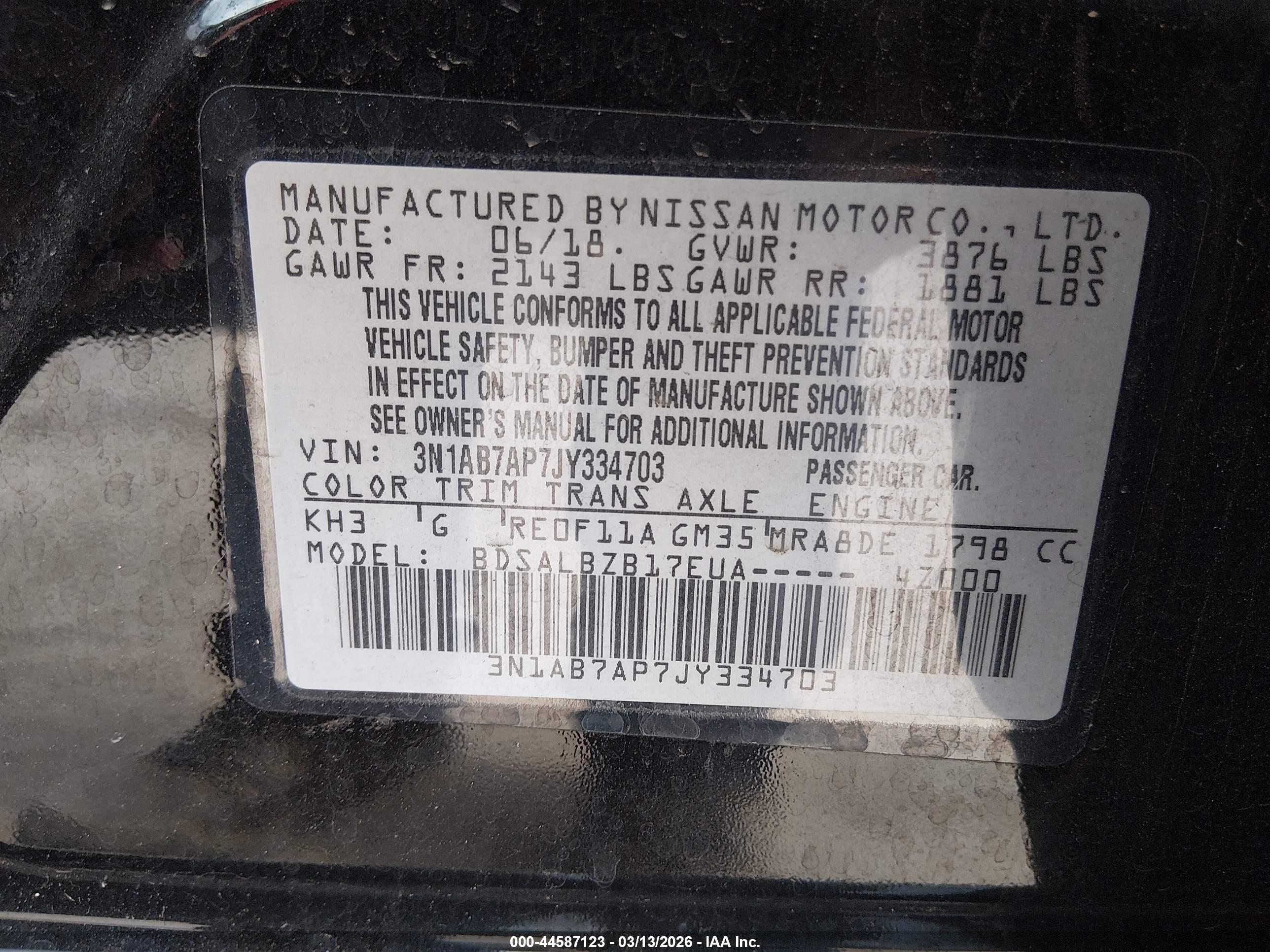 NISSAN SENTRA image 9