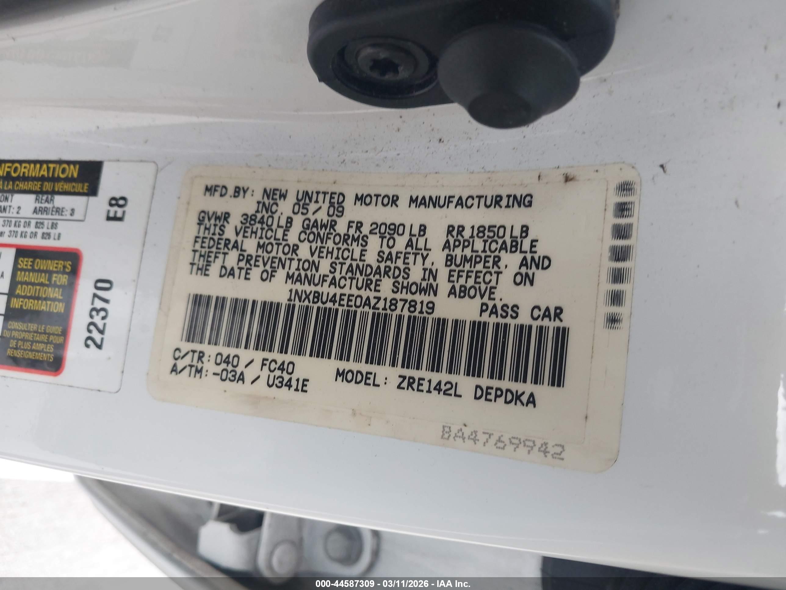 TOYOTA COROLLA image 9