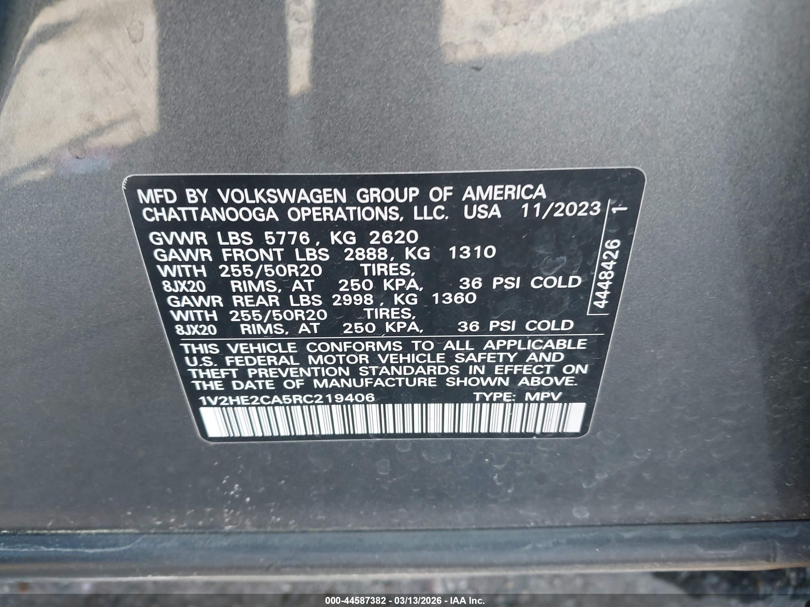 VOLKSWAGEN ATLAS image 9