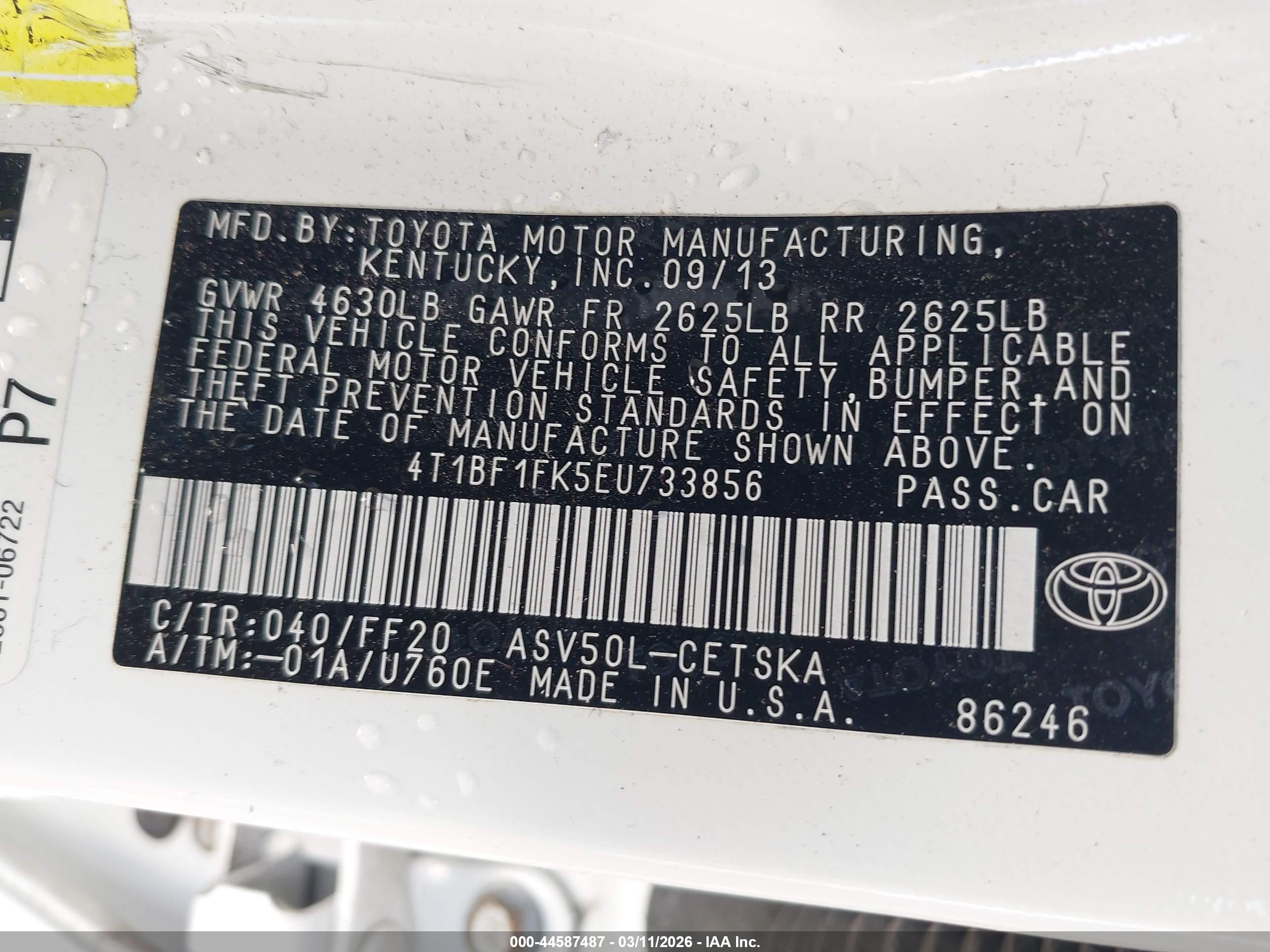 TOYOTA CAMRY image 9