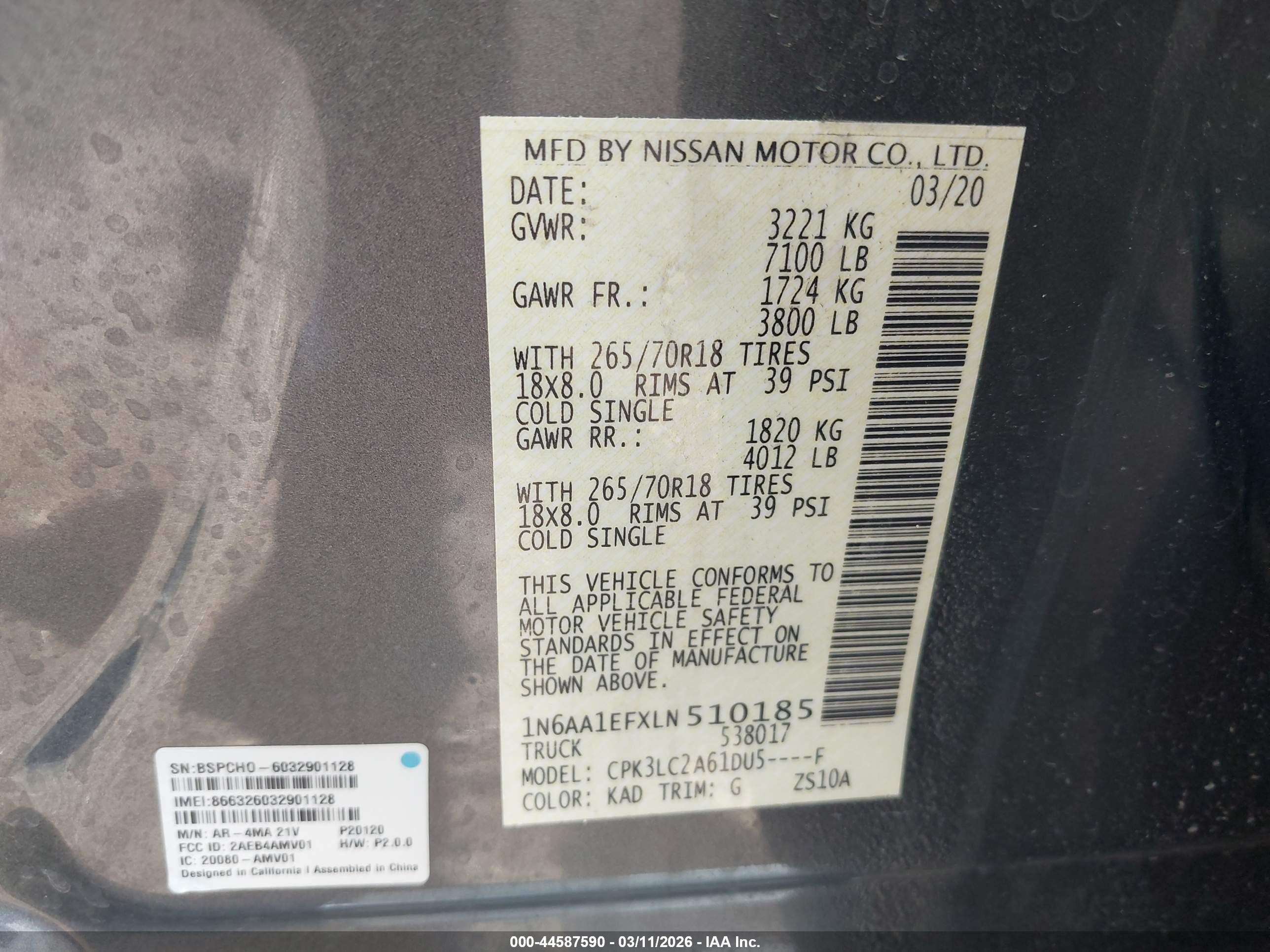 NISSAN TITAN image 9