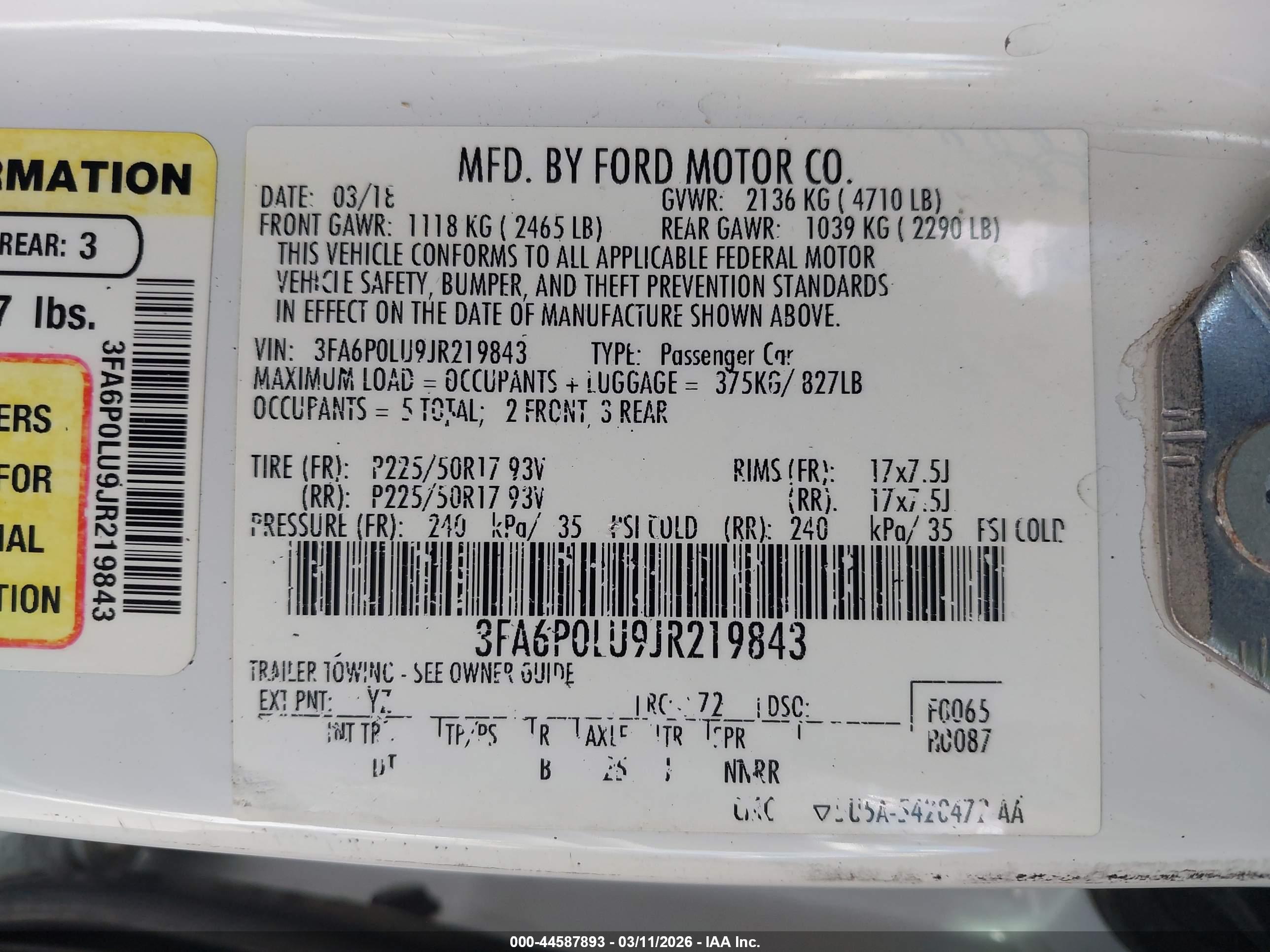 FORD FUSION image 9