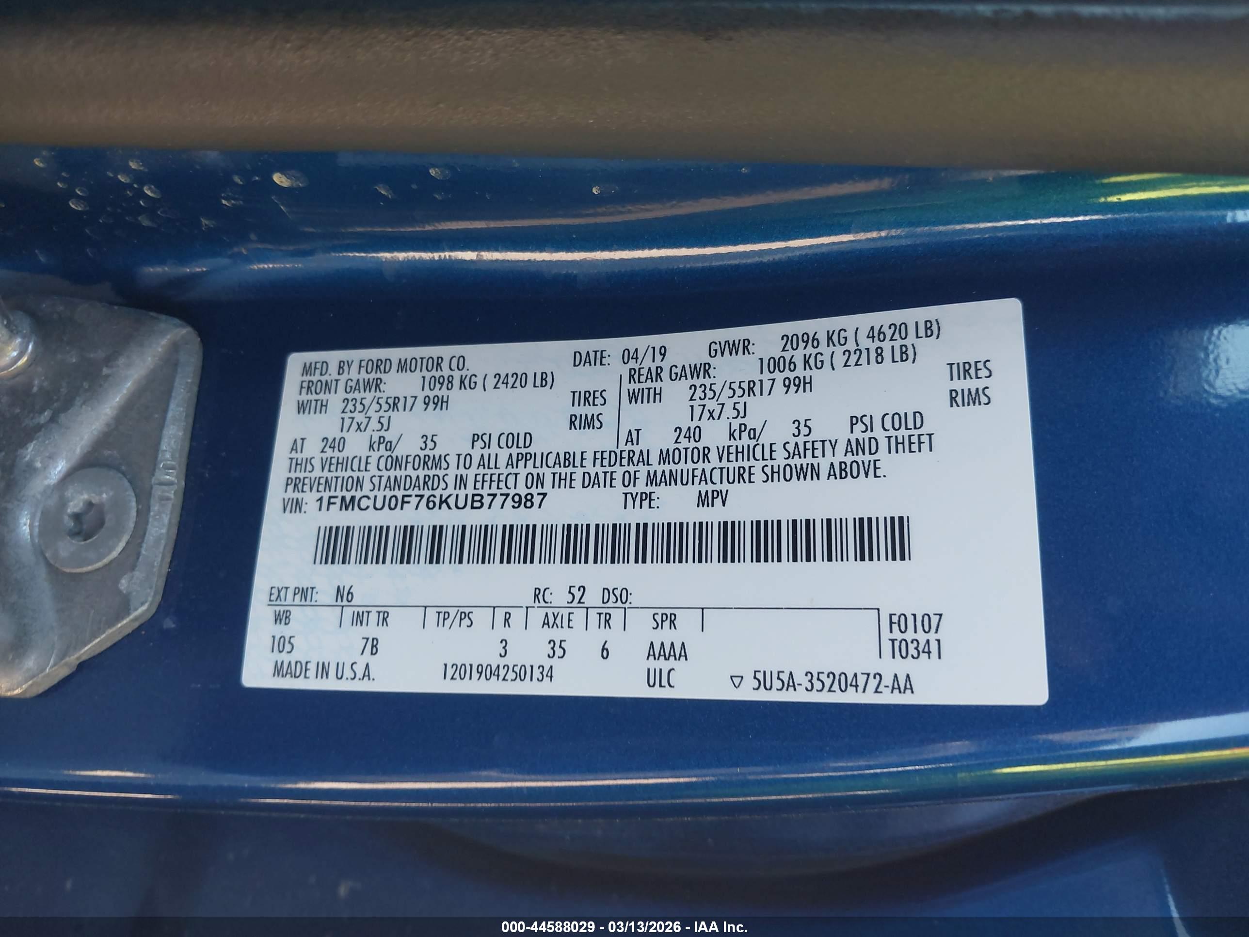 FORD ESCAPE image 9