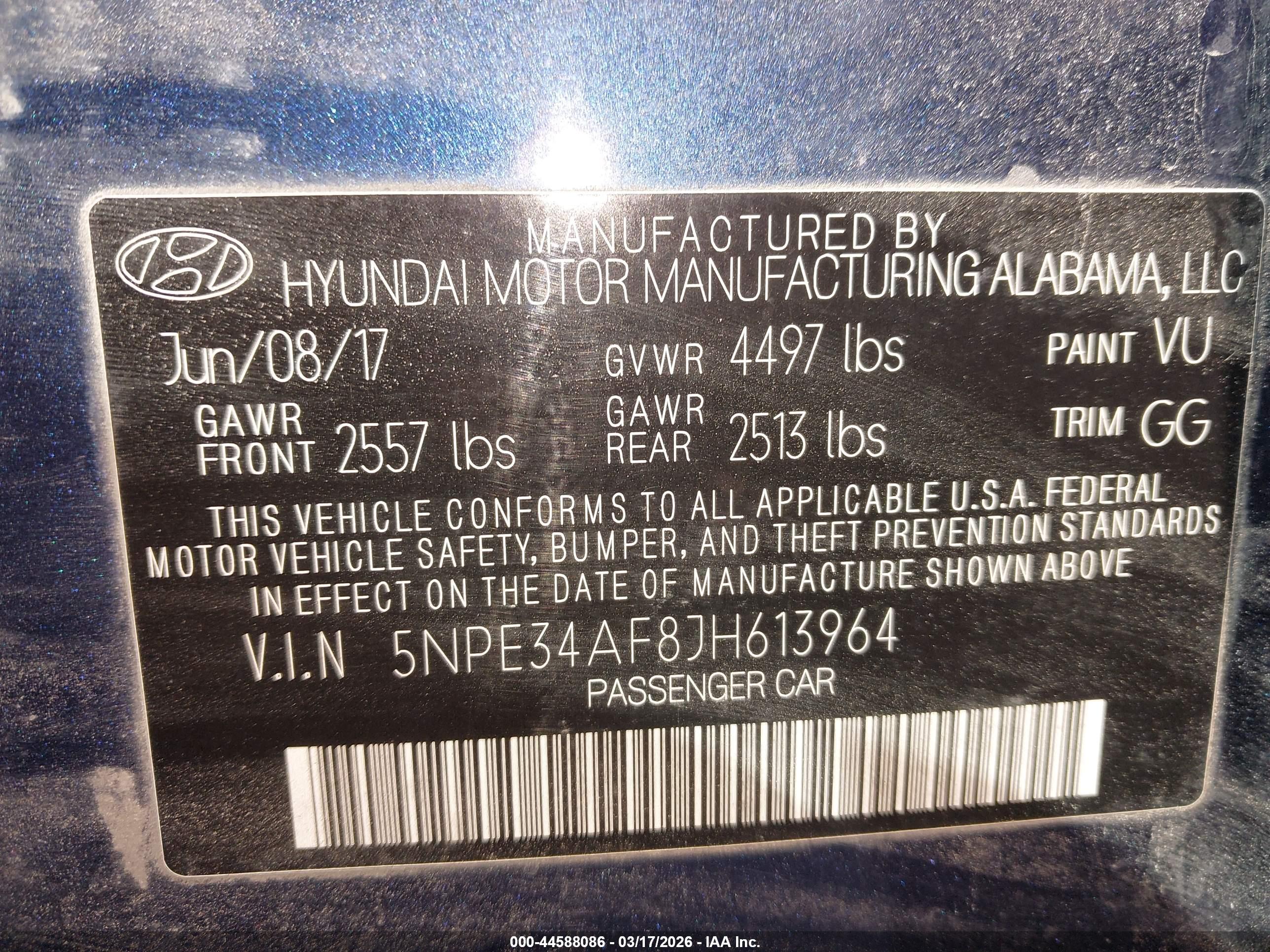 HYUNDAI SONATA image 9