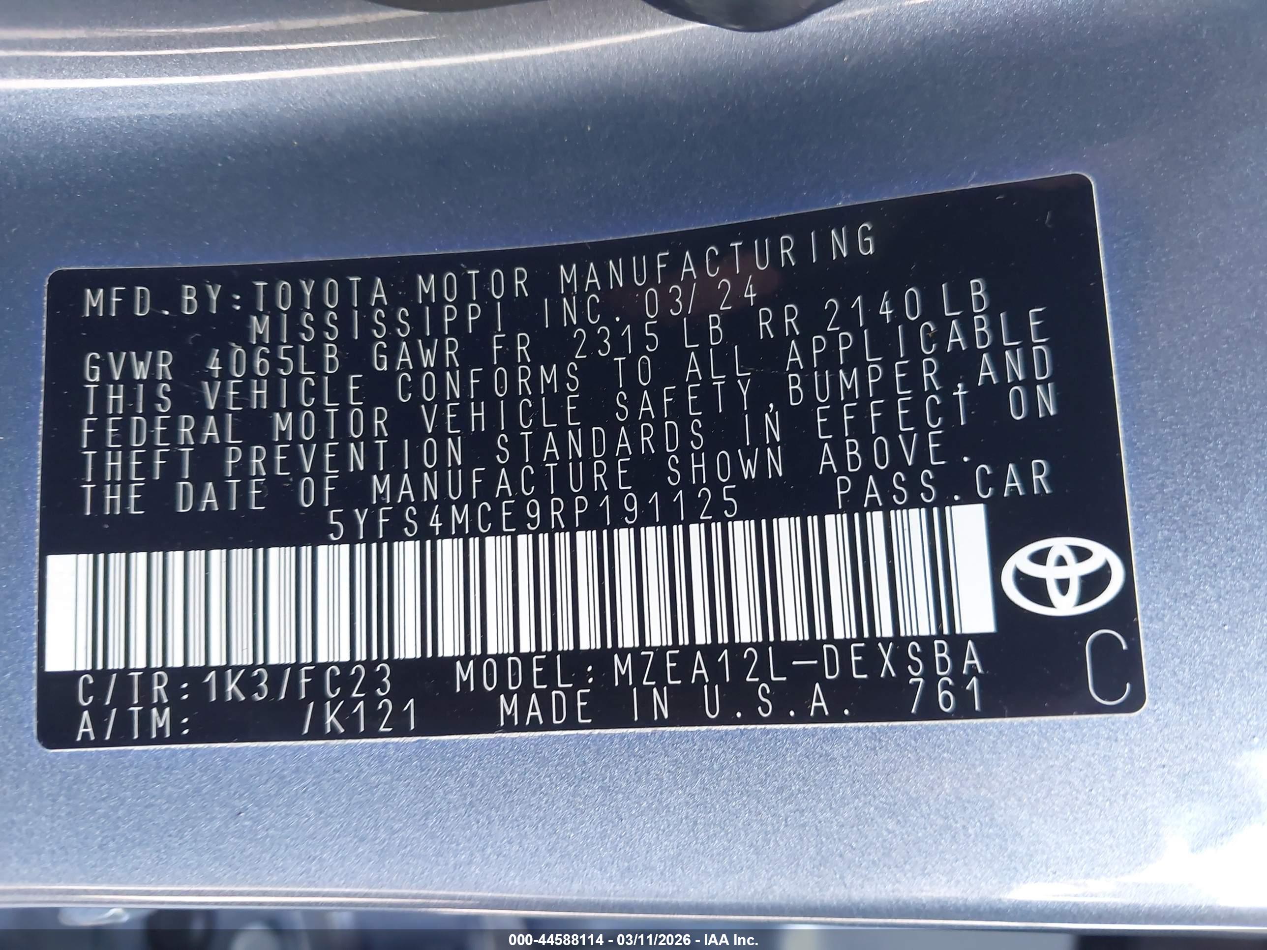 TOYOTA COROLLA image 9