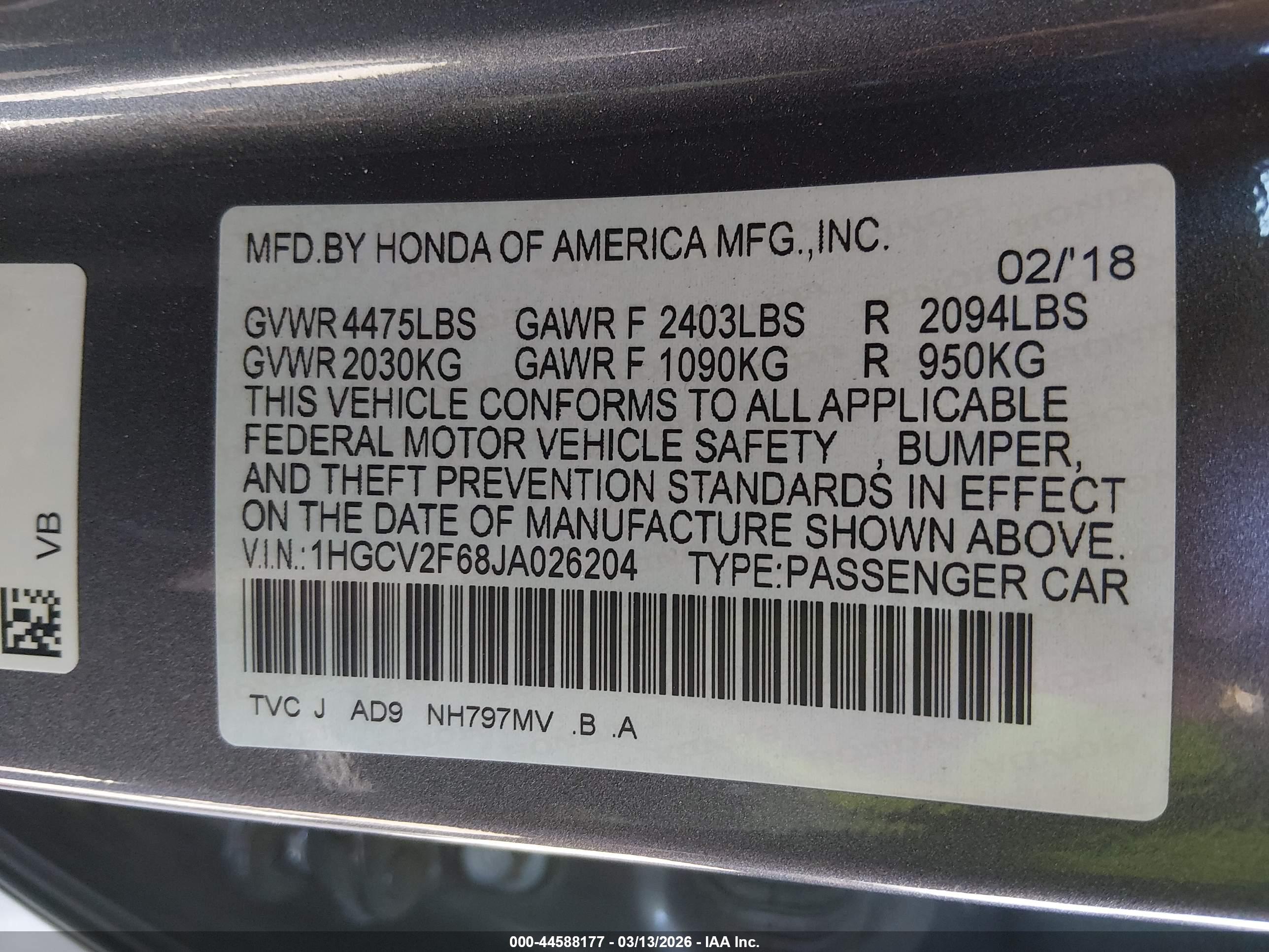 HONDA ACCORD image 9