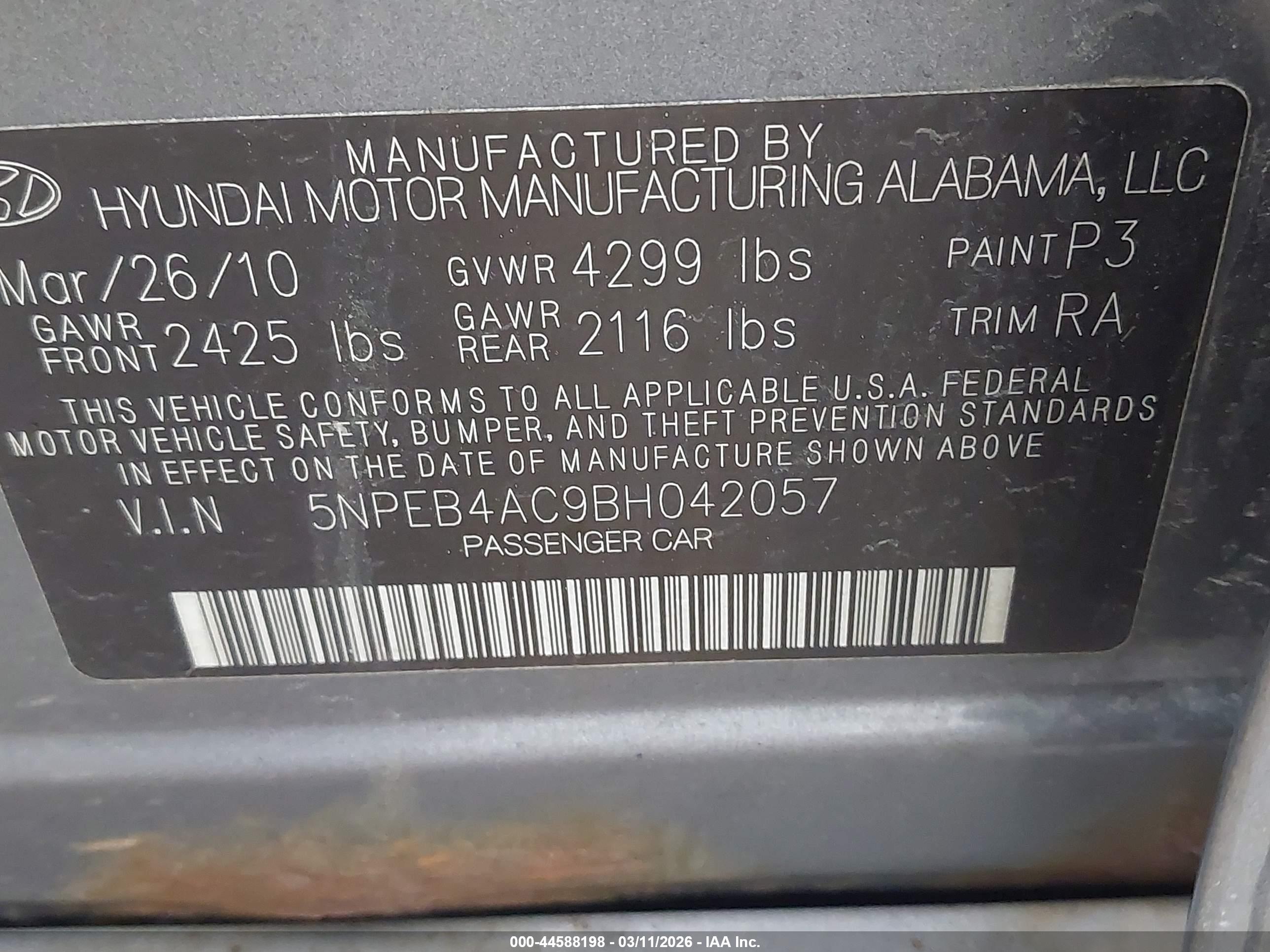 HYUNDAI SONATA image 9