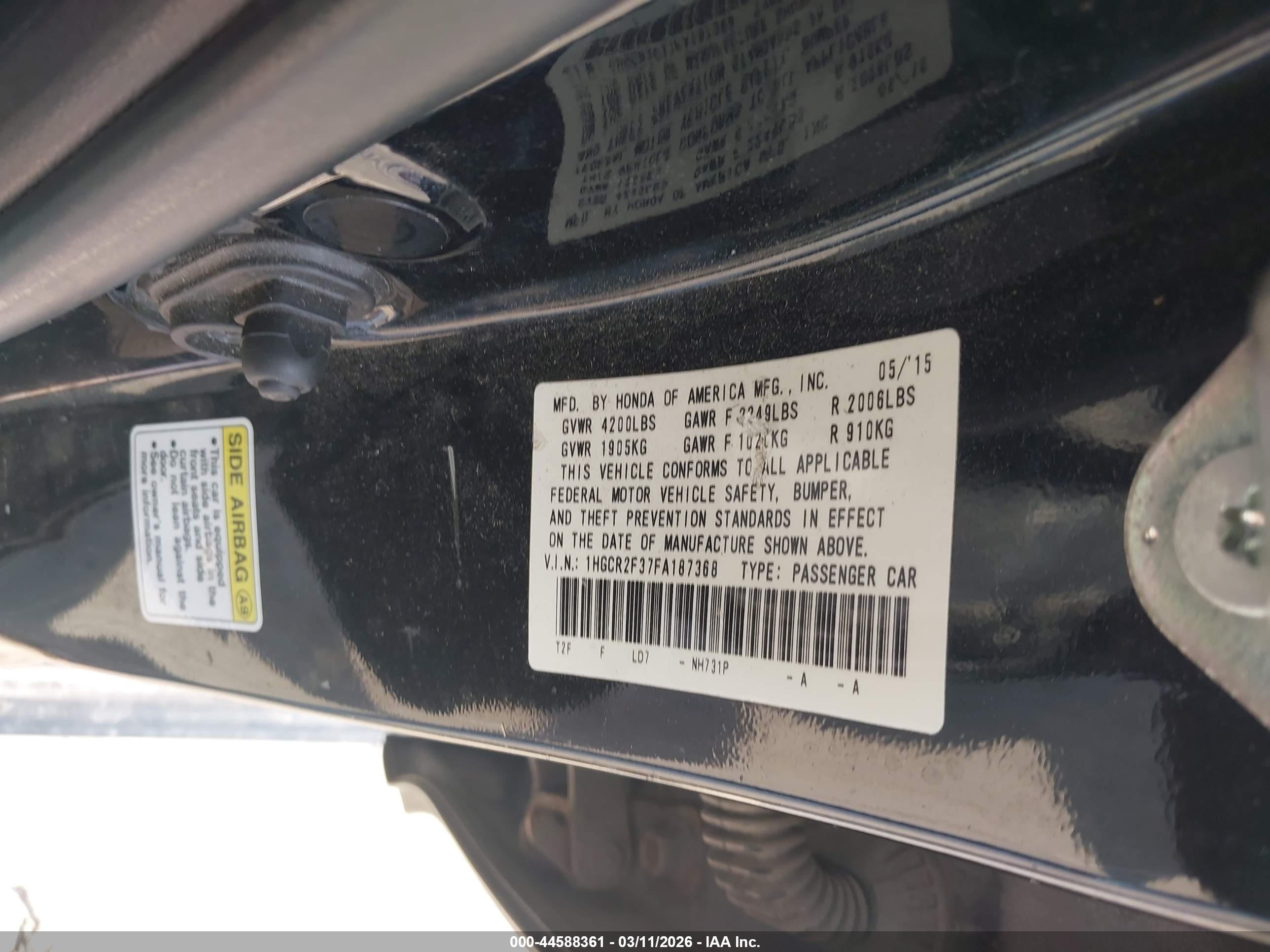 HONDA ACCORD image 9