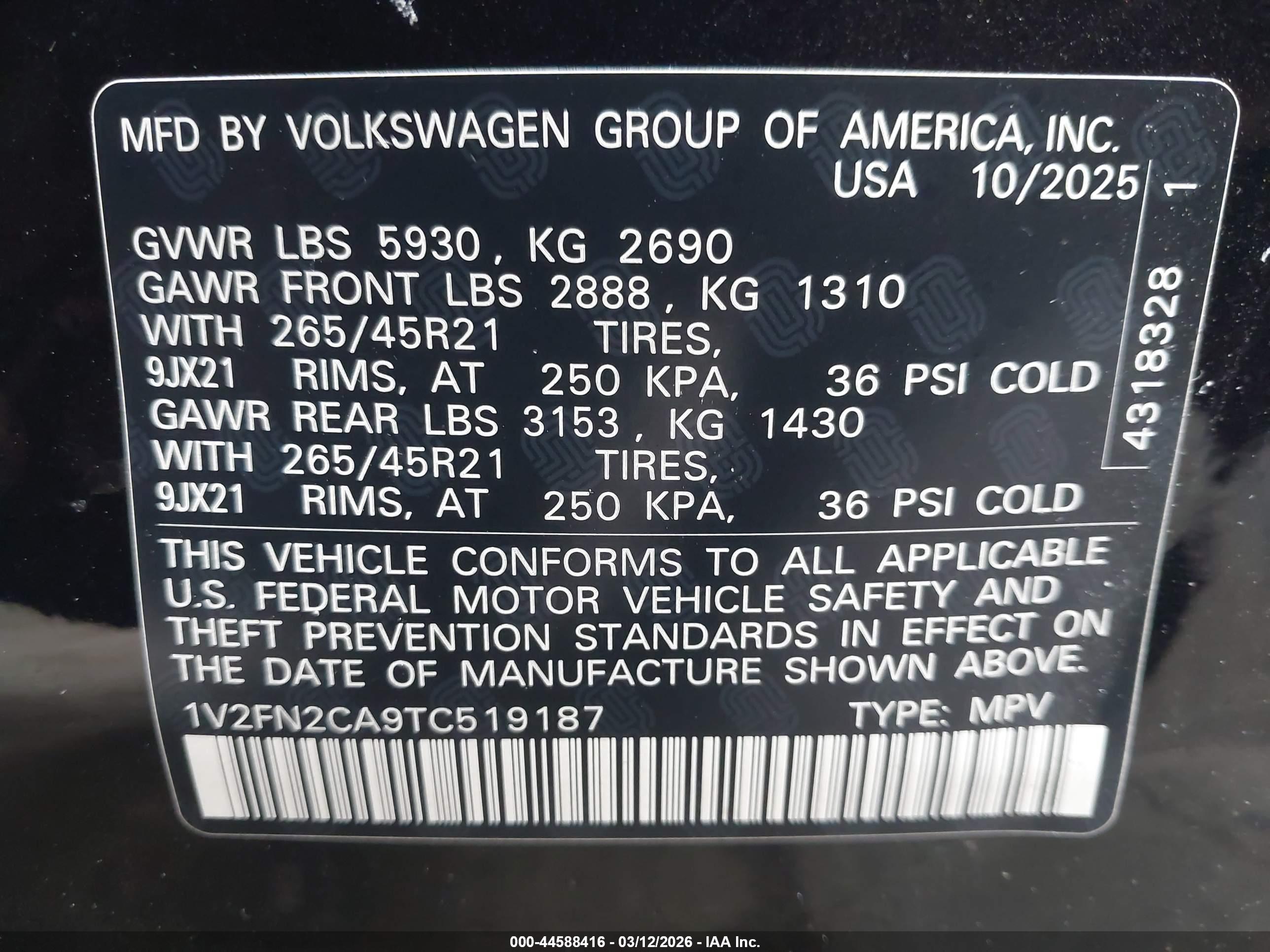 VOLKSWAGEN ATLAS image 9