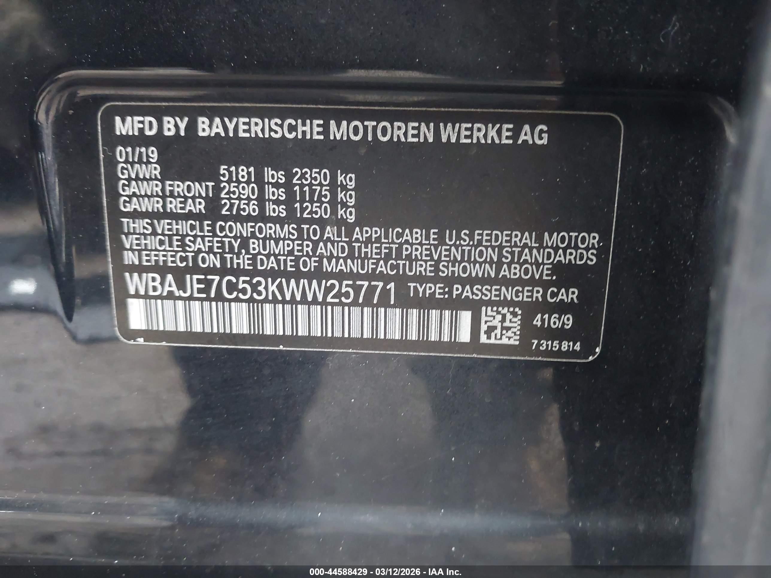 BMW 540I image 9
