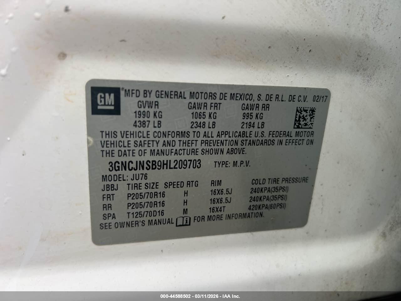 CHEVROLET TRAX image 9
