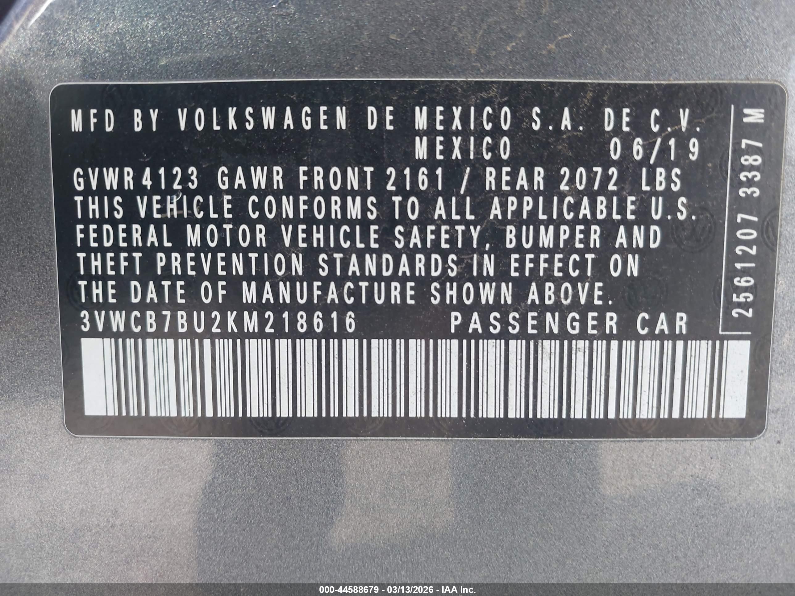 VOLKSWAGEN JETTA image 9