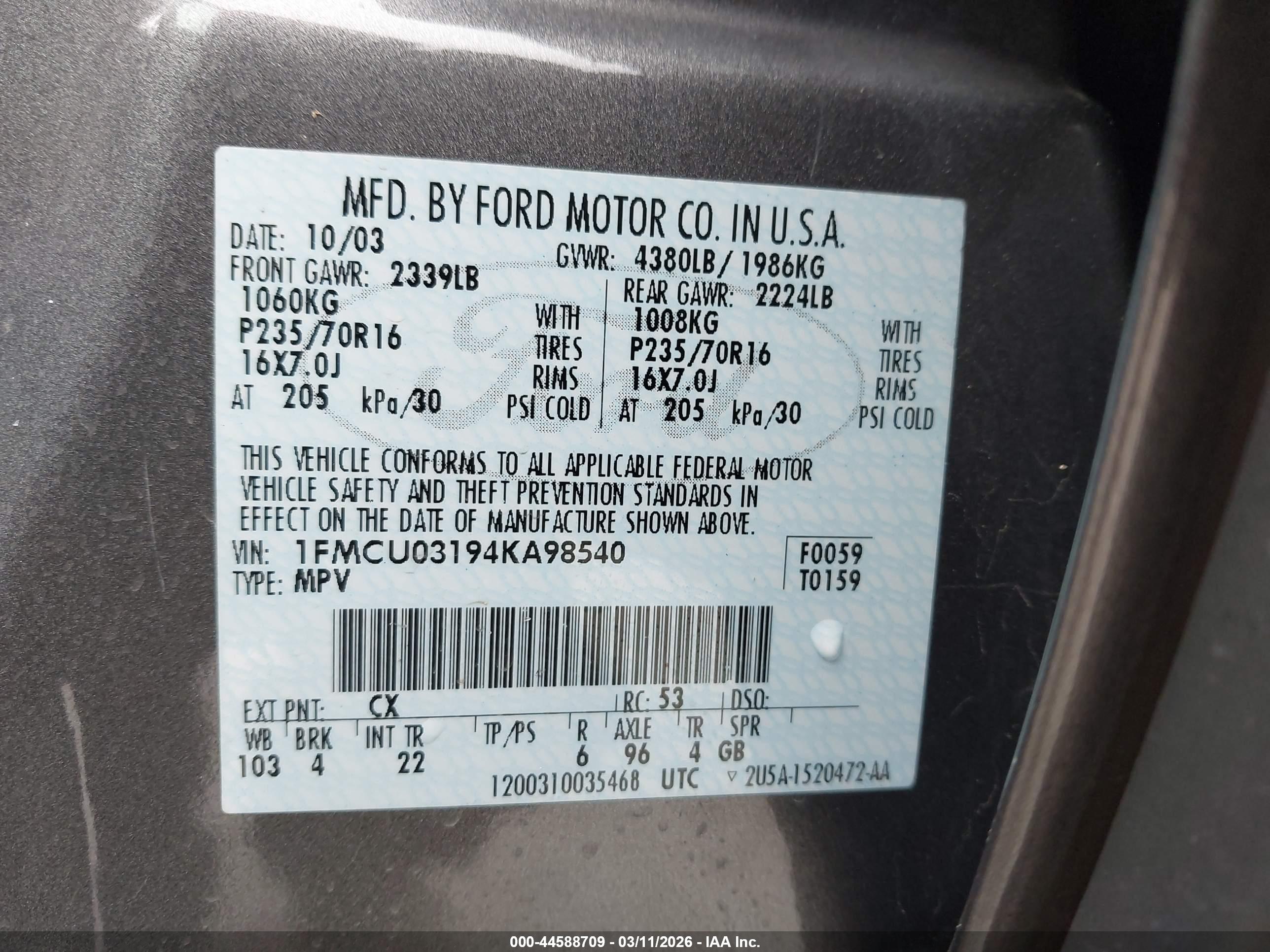 FORD ESCAPE image 9