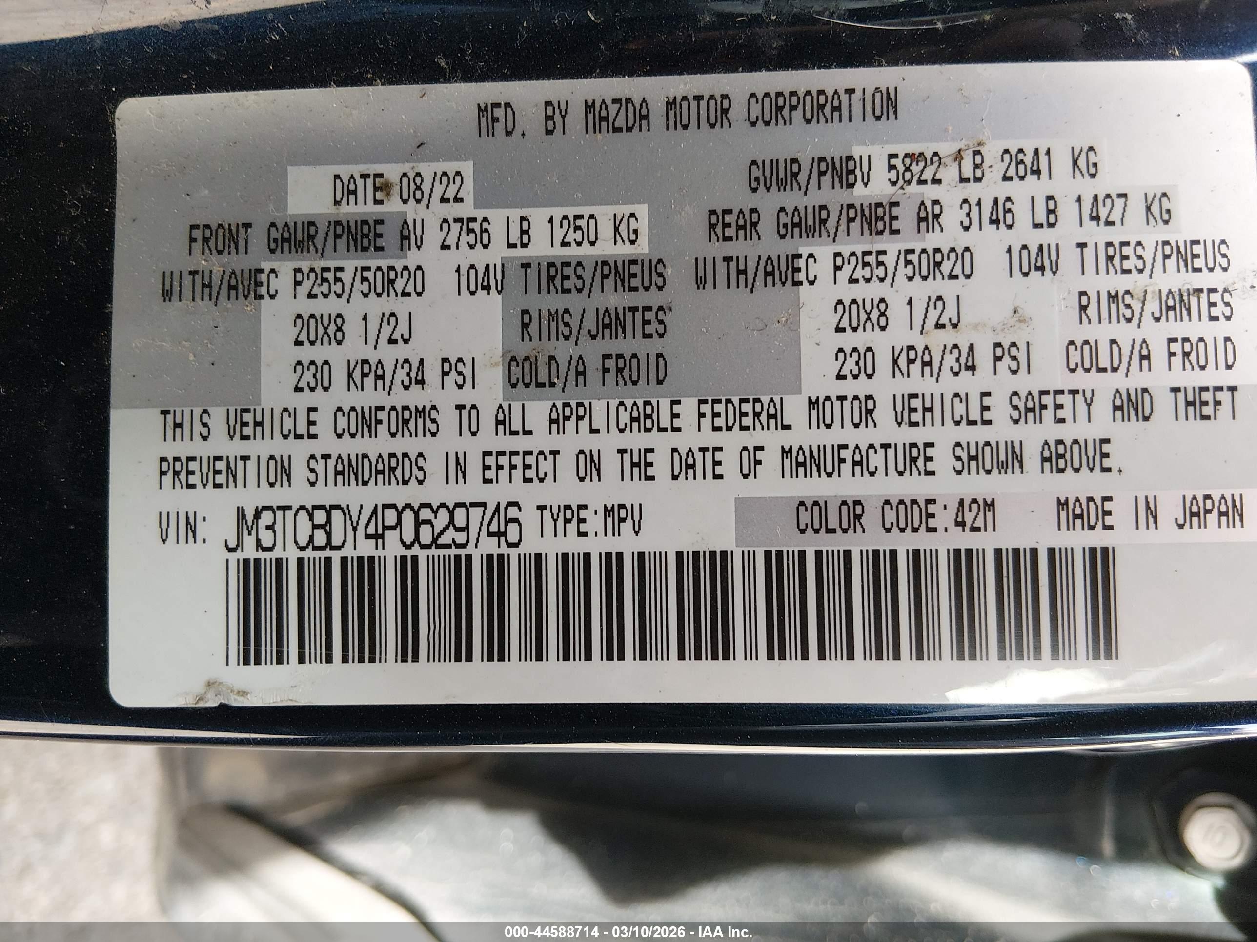 MAZDA CX-9 image 9