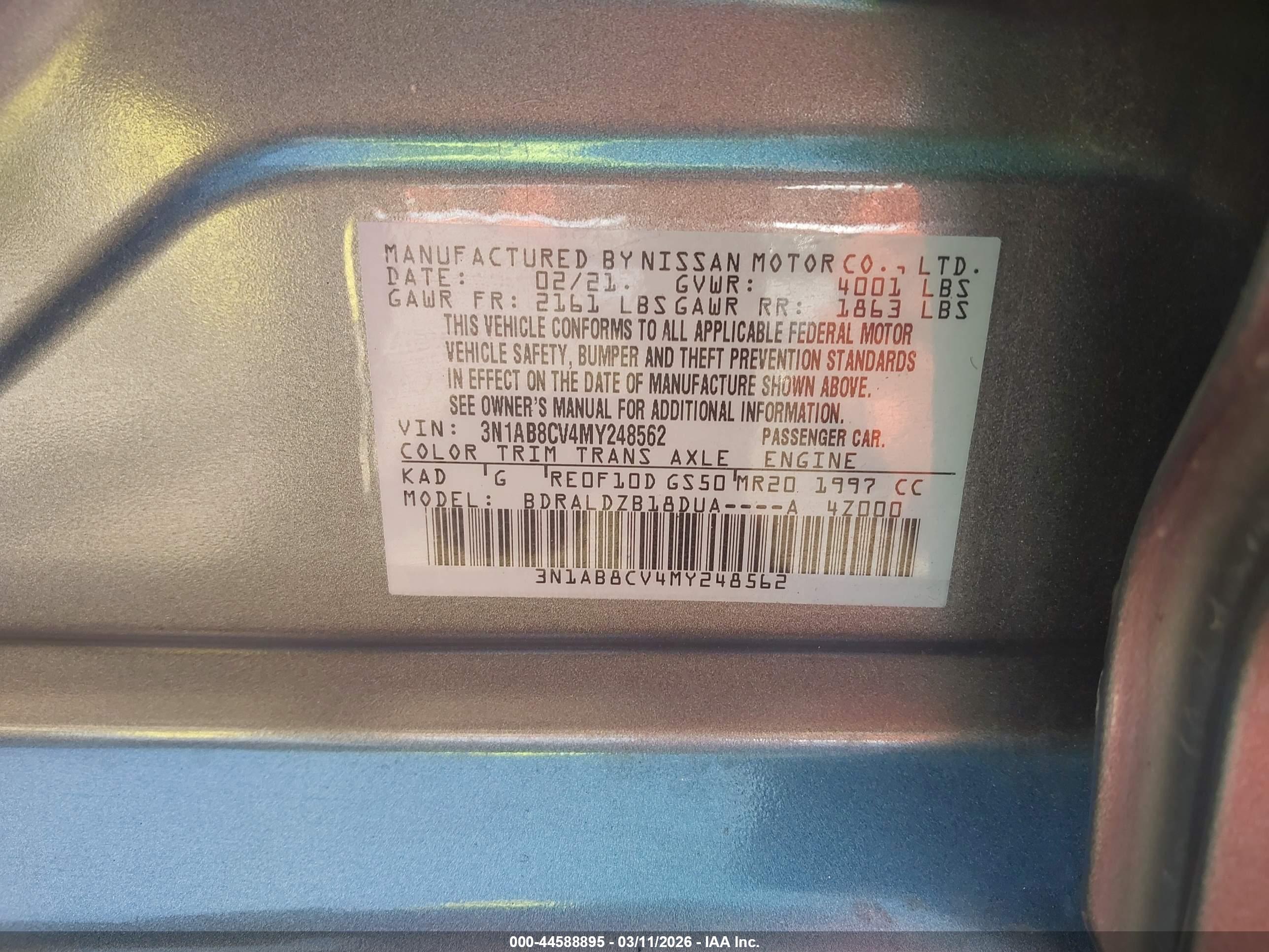 NISSAN SENTRA image 9