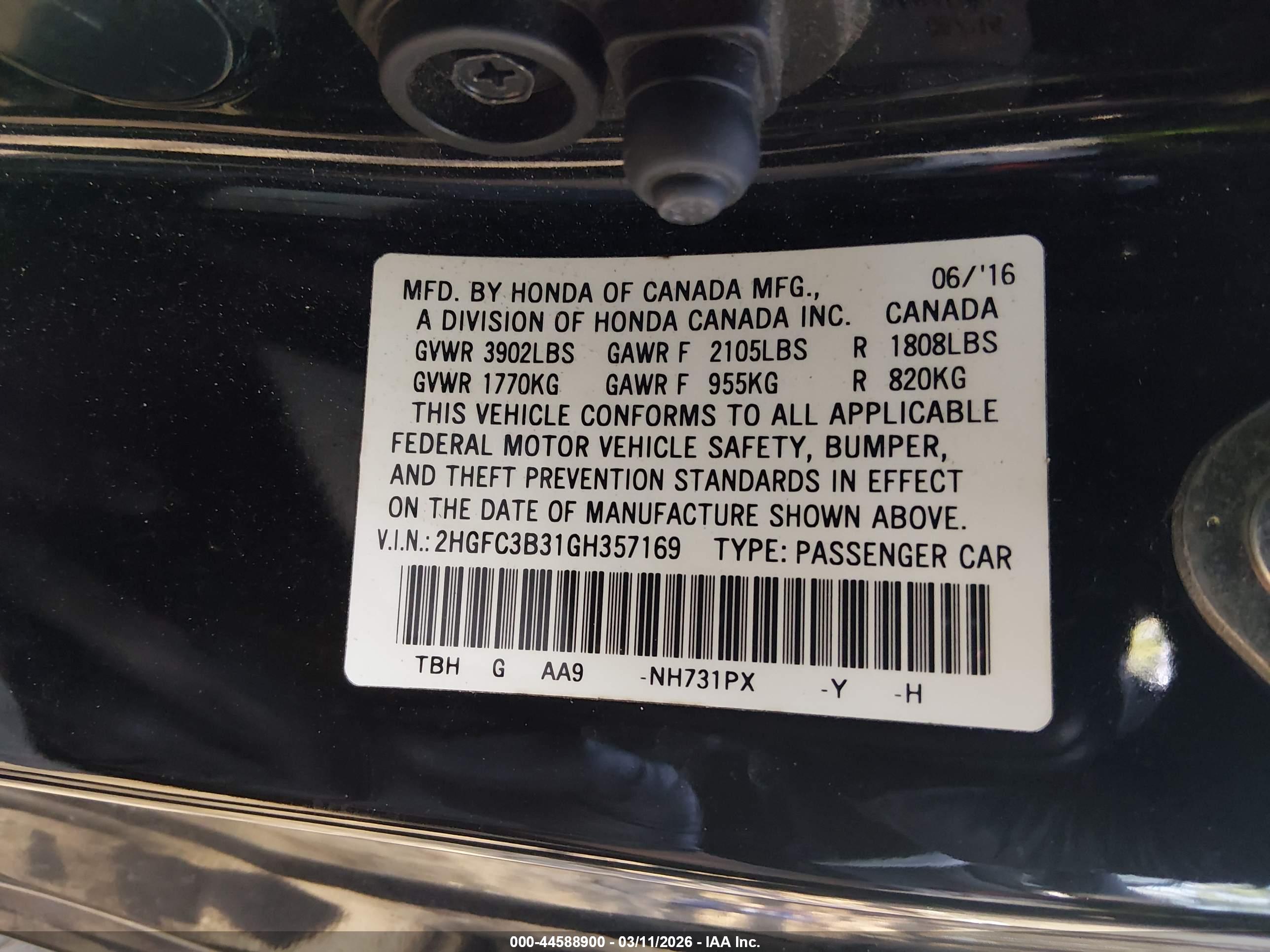 HONDA CIVIC image 9