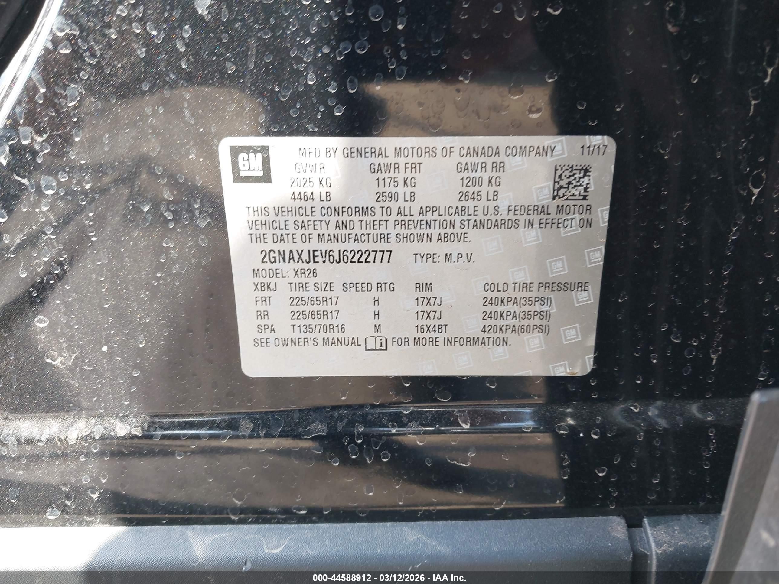 CHEVROLET EQUINOX image 9