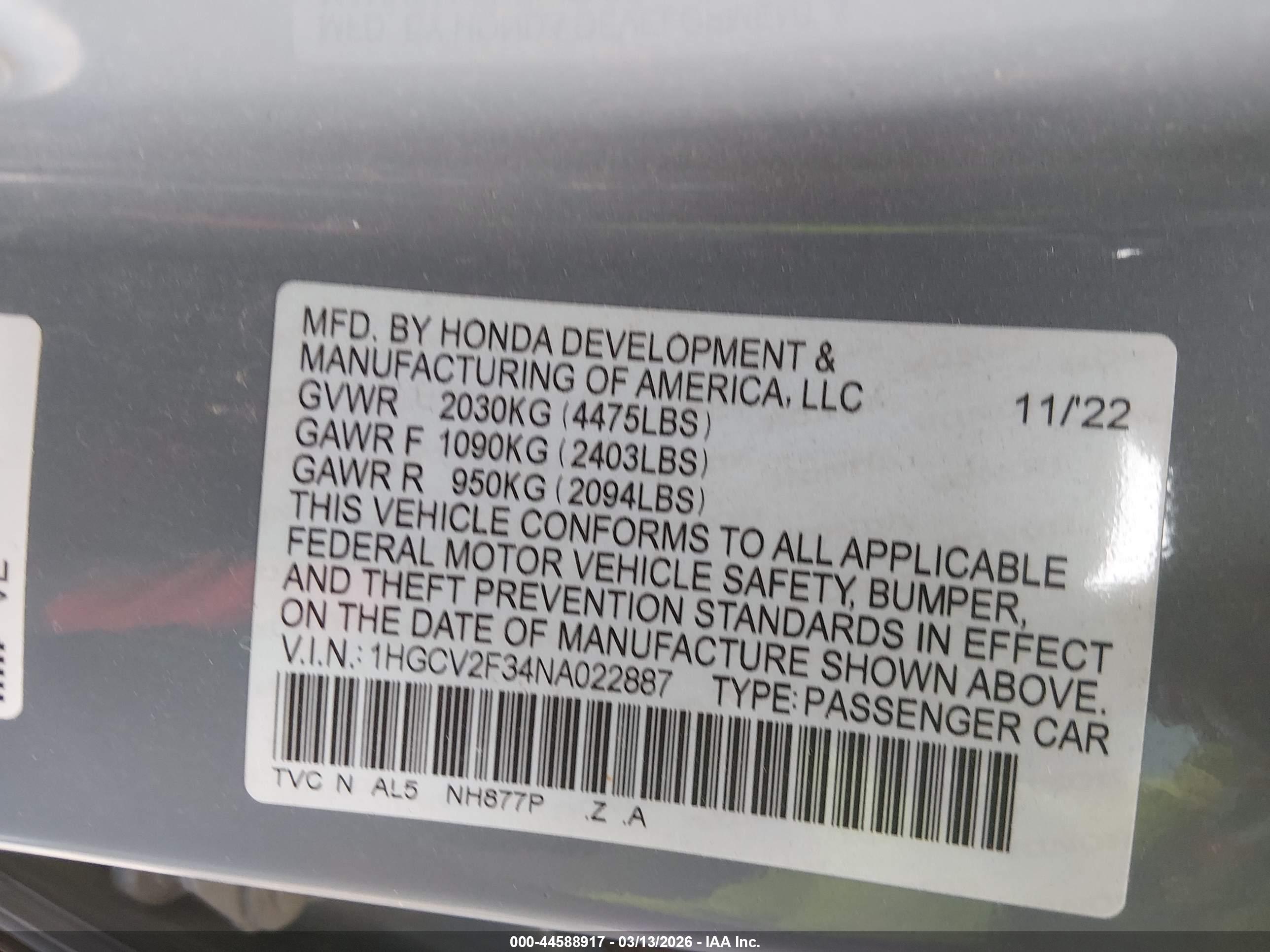 HONDA ACCORD image 9
