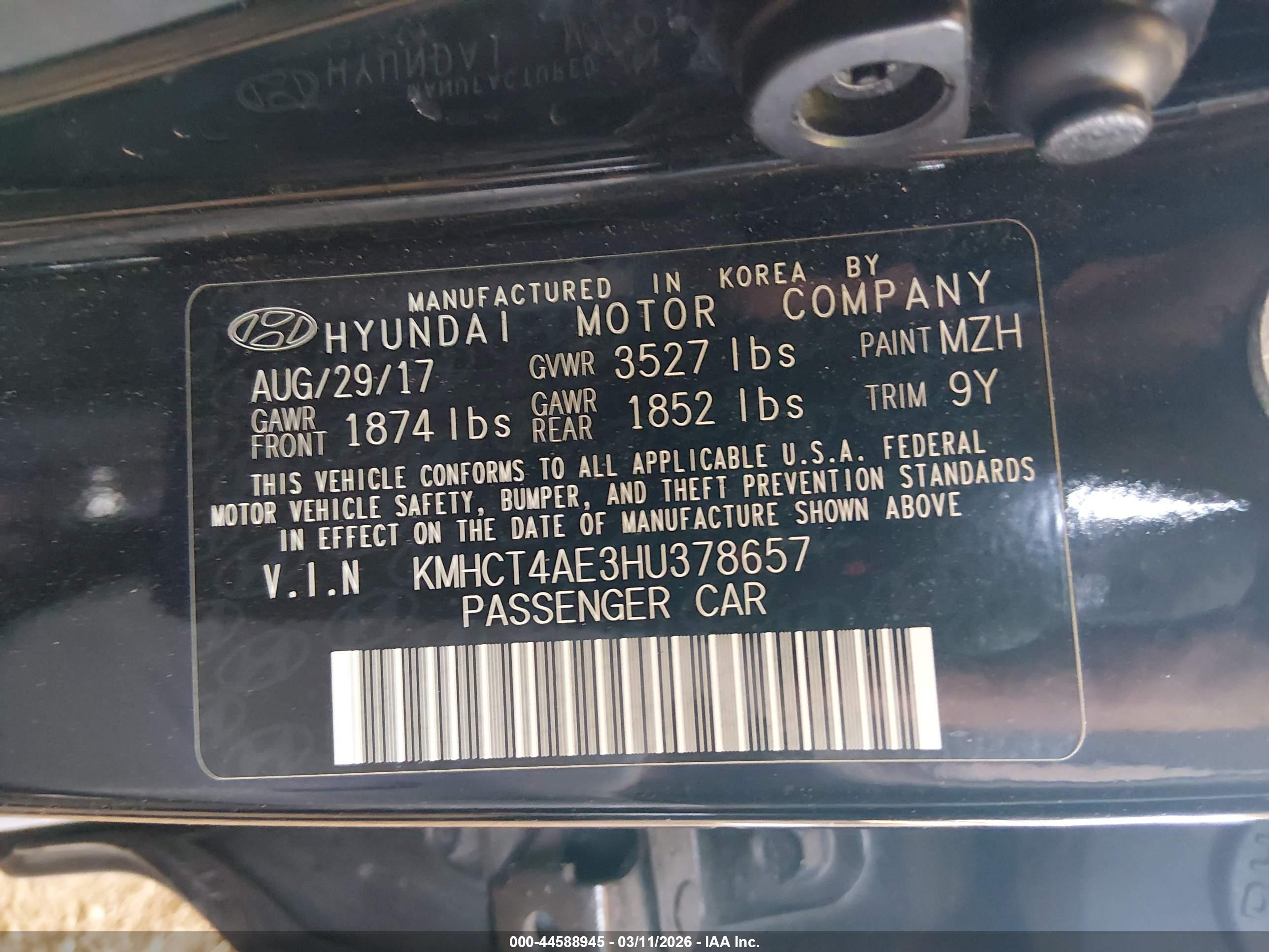 HYUNDAI ACCENT image 9