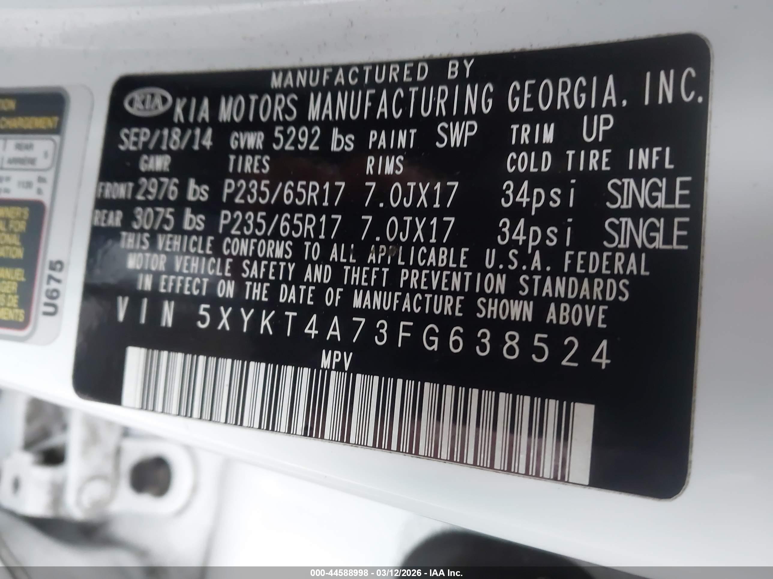 KIA SORENTO image 9