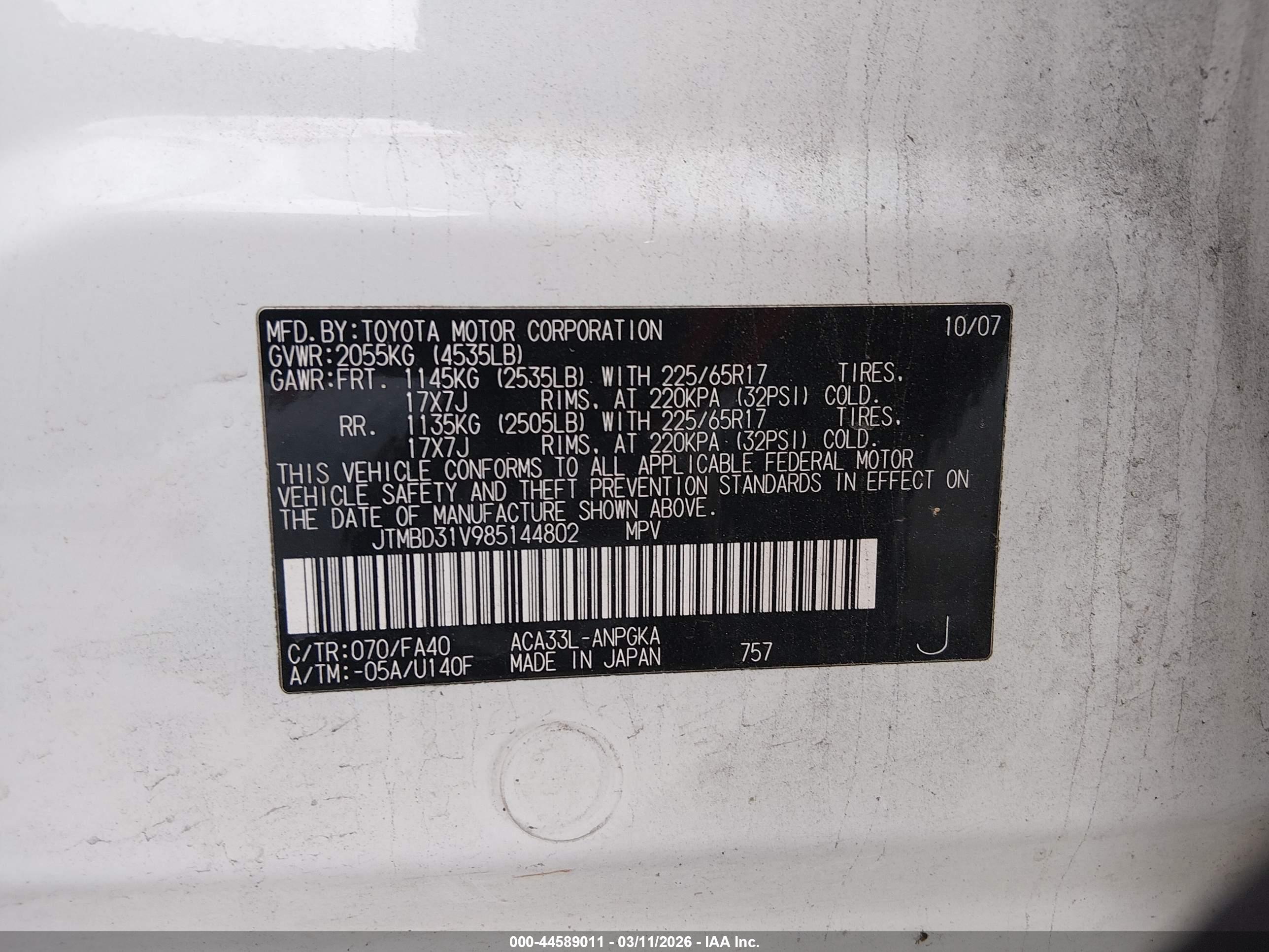 TOYOTA RAV4 image 9