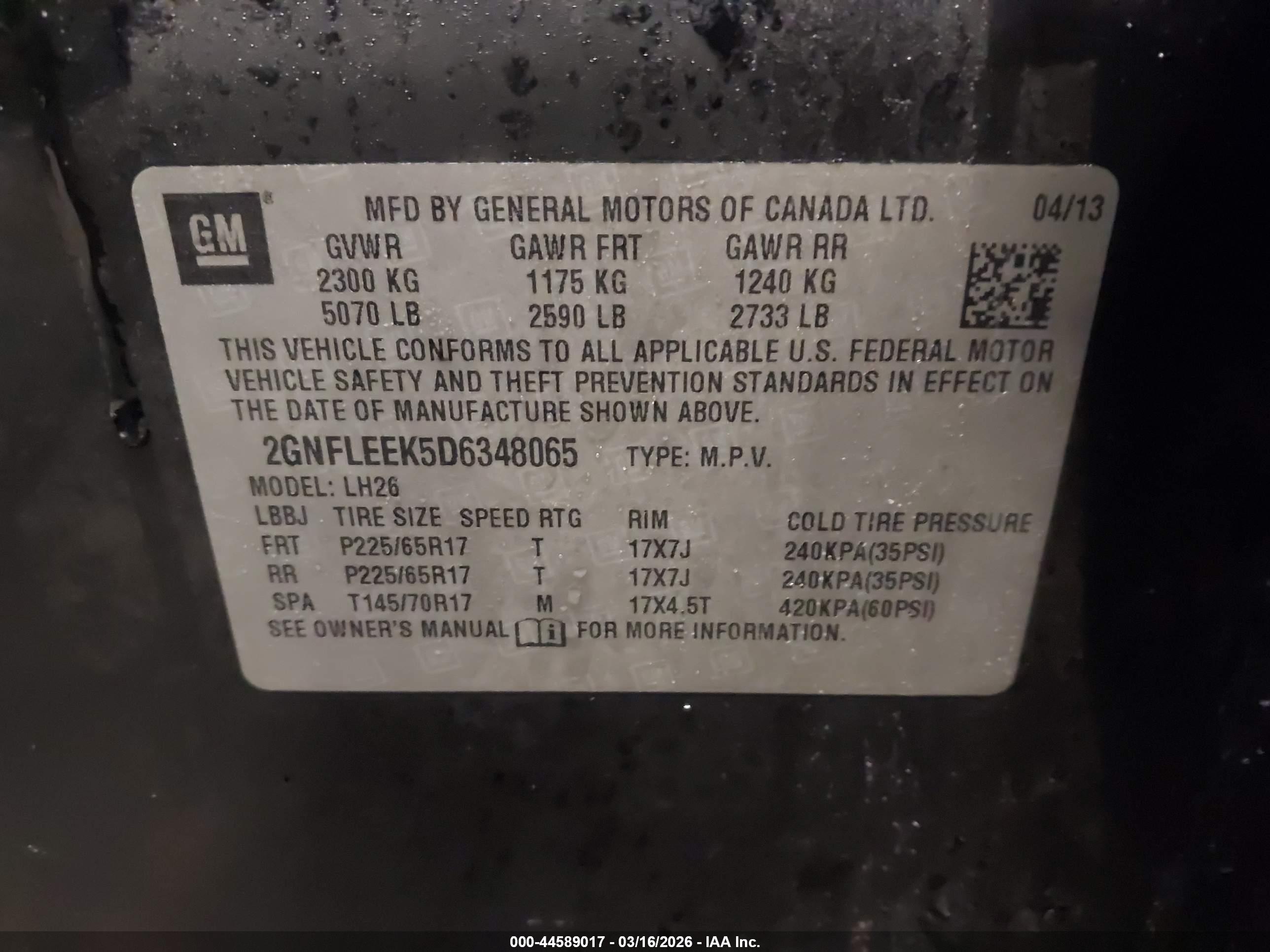 CHEVROLET EQUINOX image 9