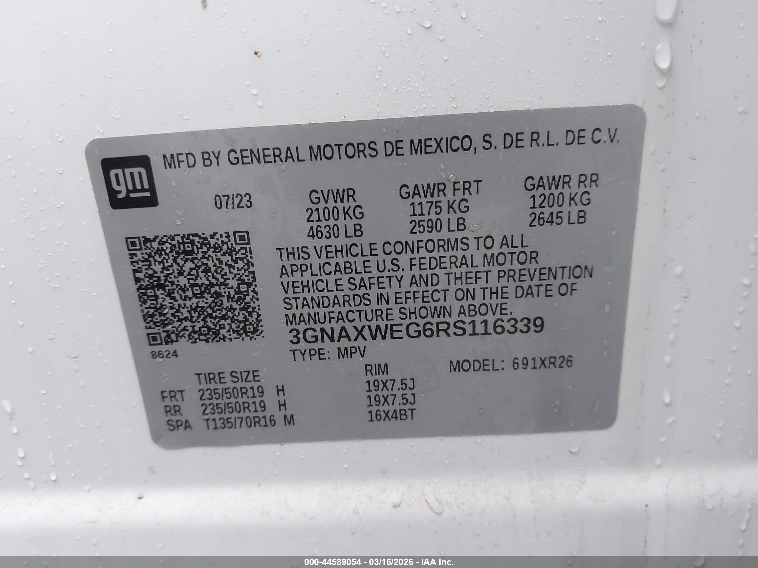 CHEVROLET EQUINOX image 9