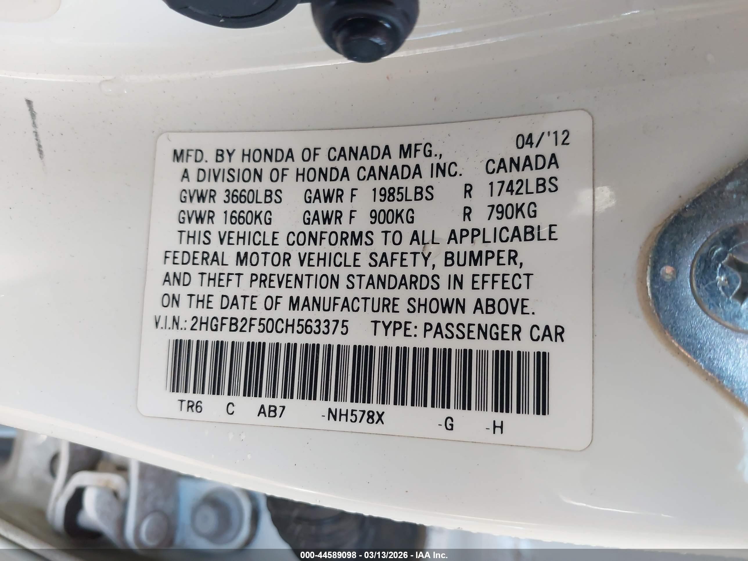 HONDA CIVIC image 9