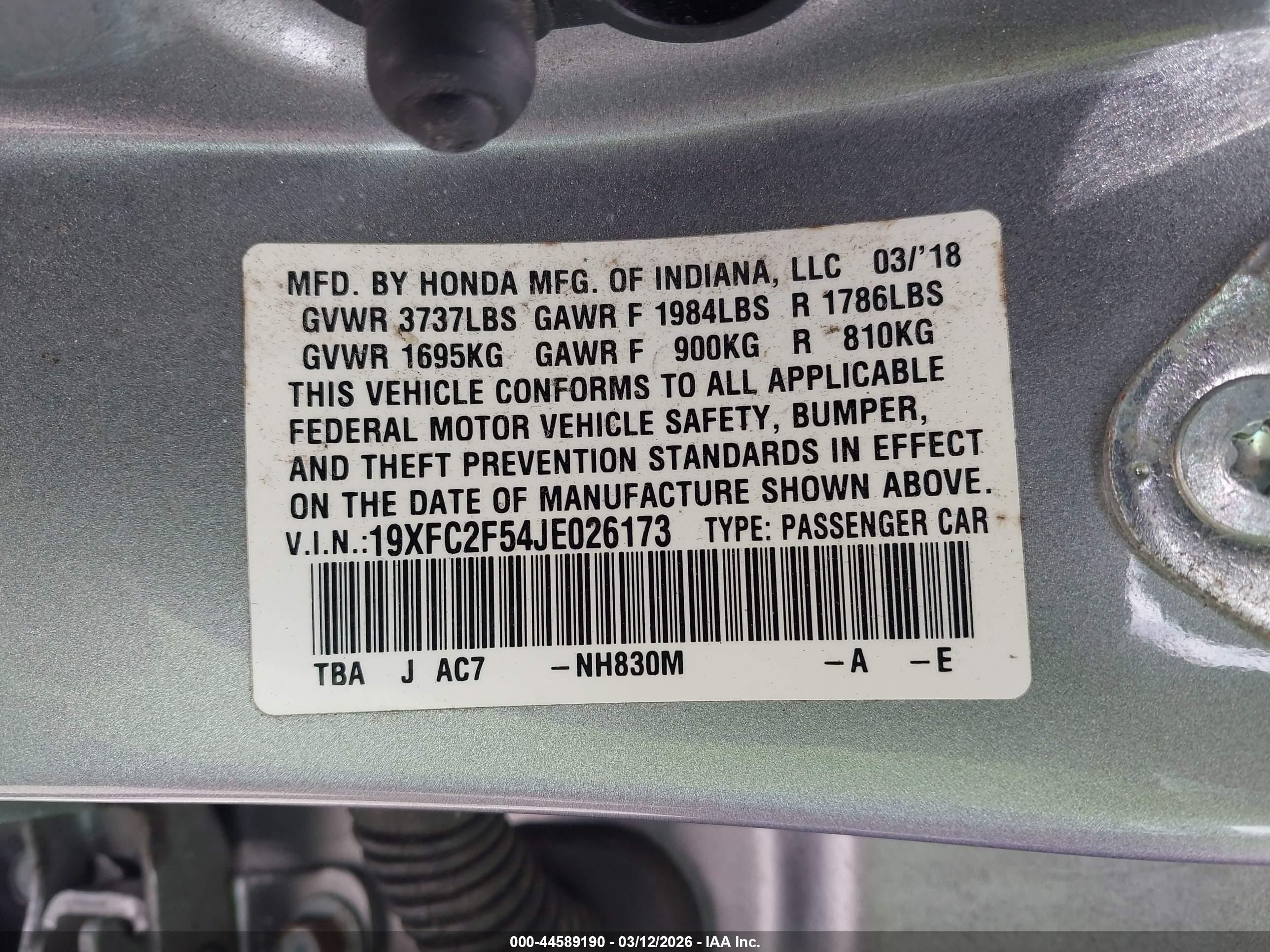 HONDA CIVIC image 9