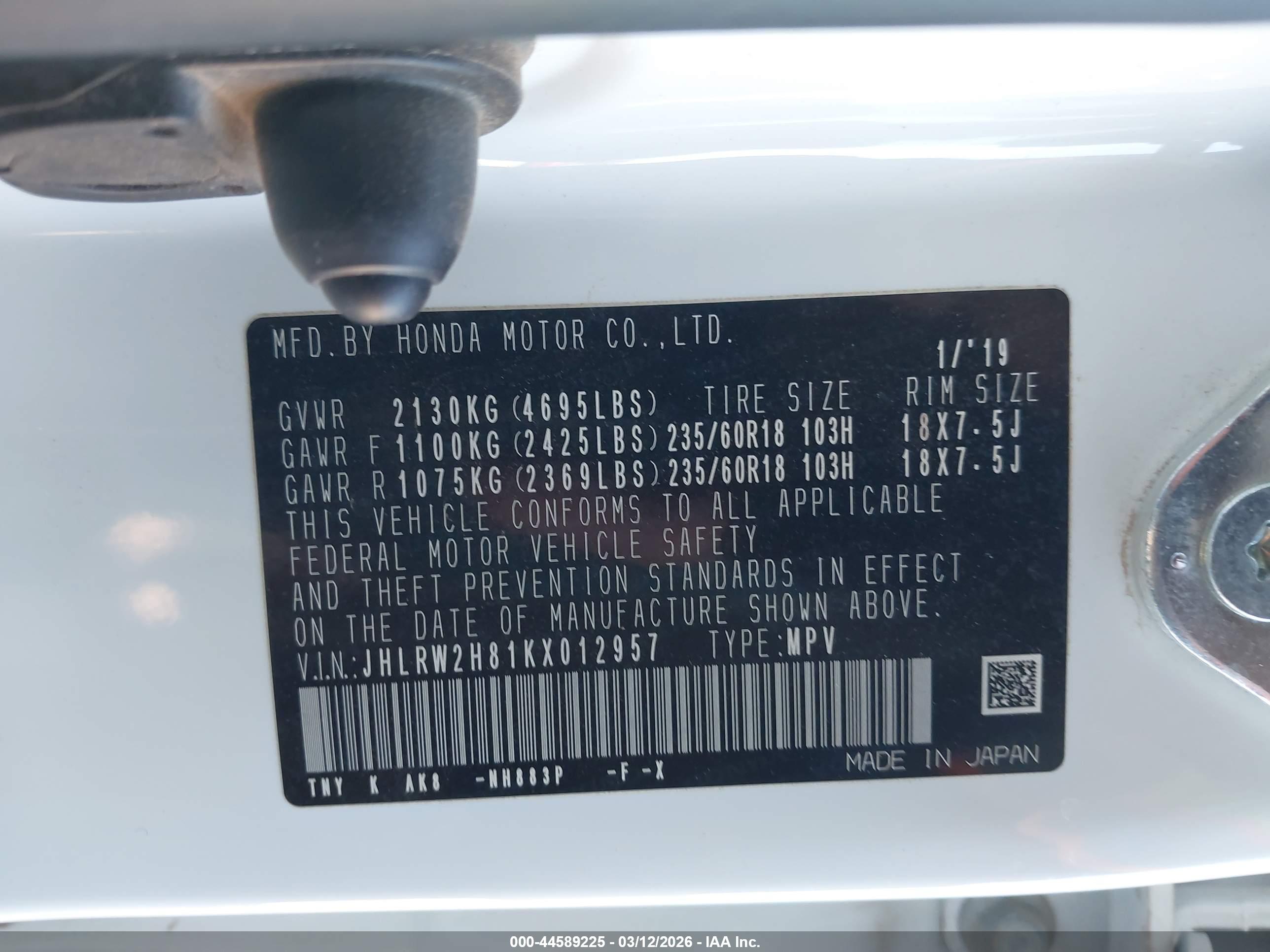HONDA CR-V image 9
