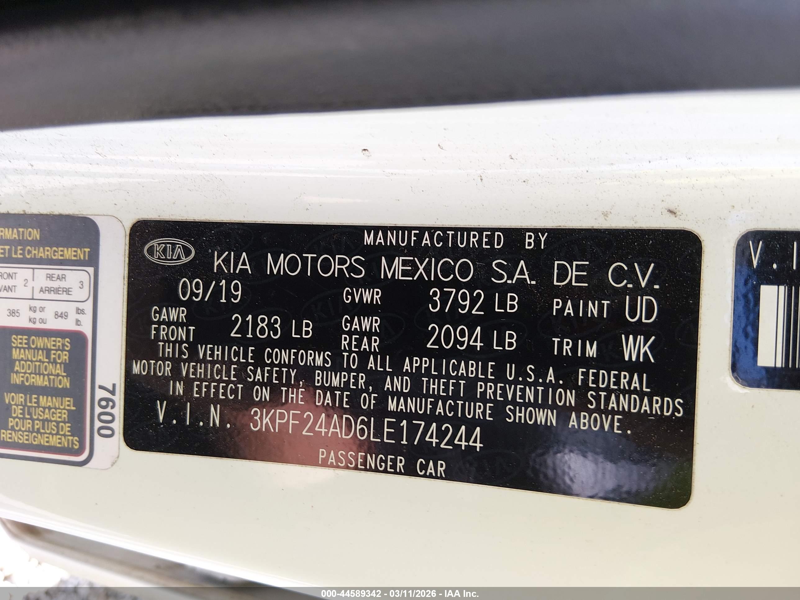 KIA FORTE image 9