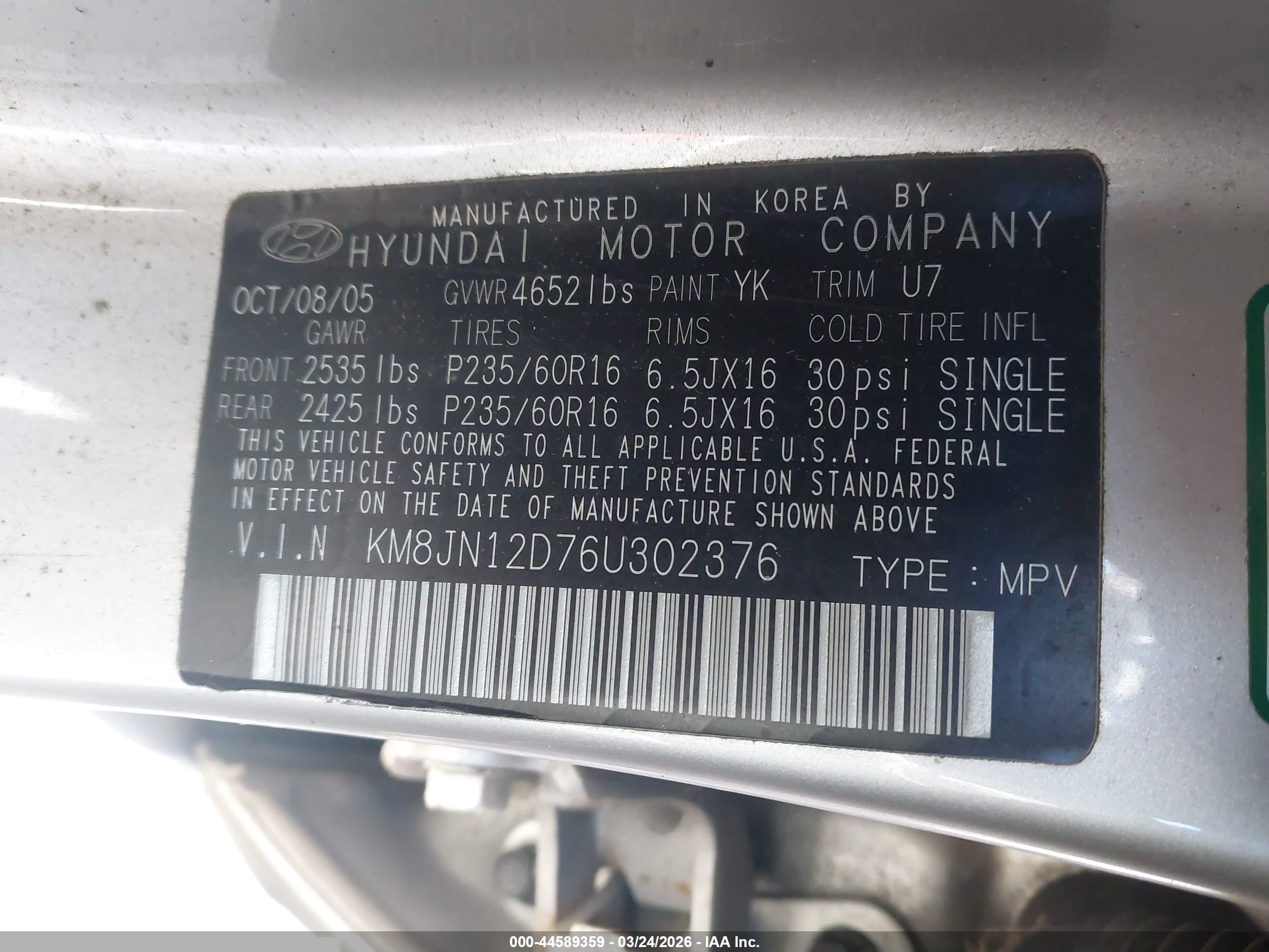 HYUNDAI TUCSON image 9