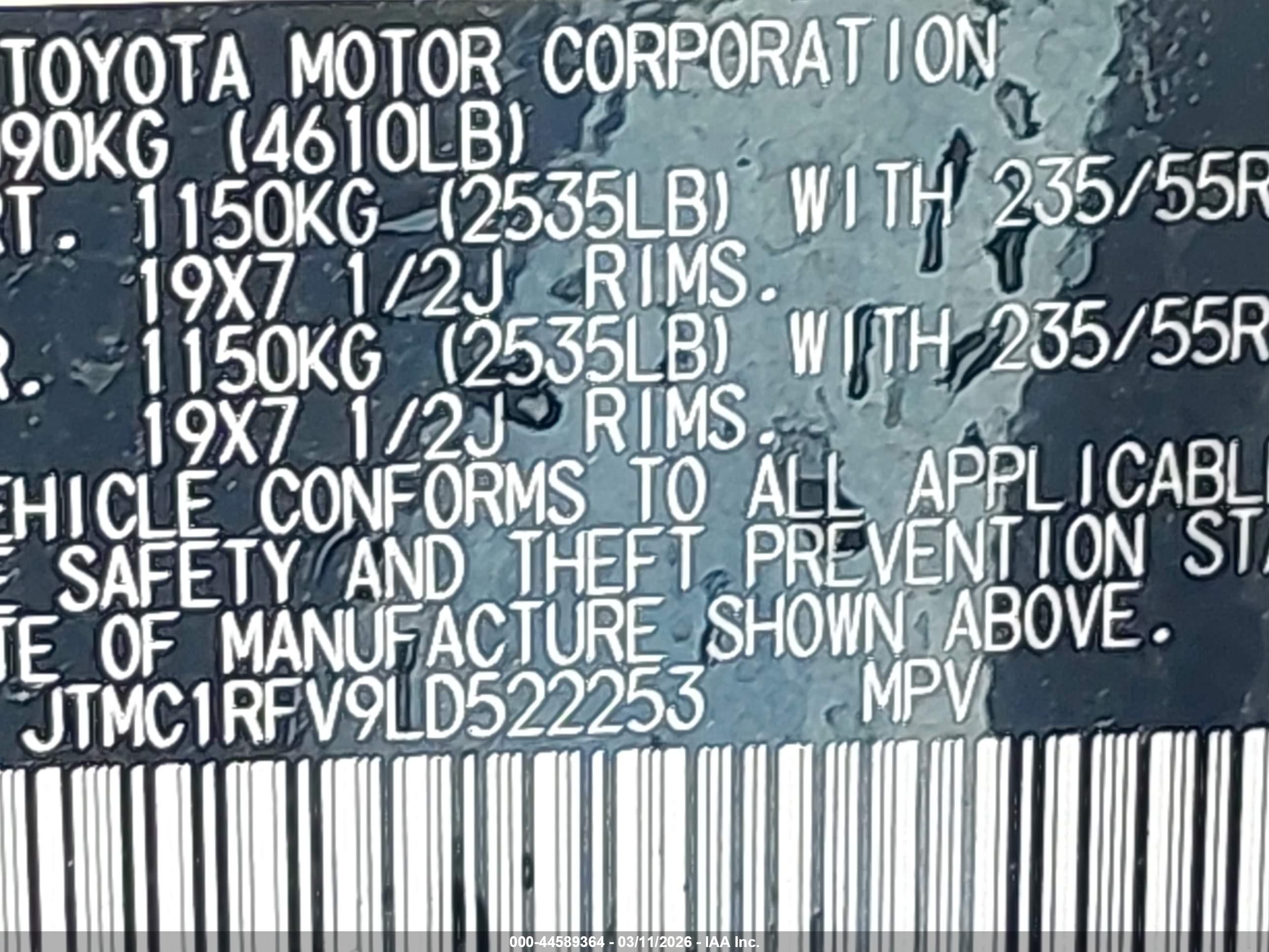TOYOTA RAV4 image 9
