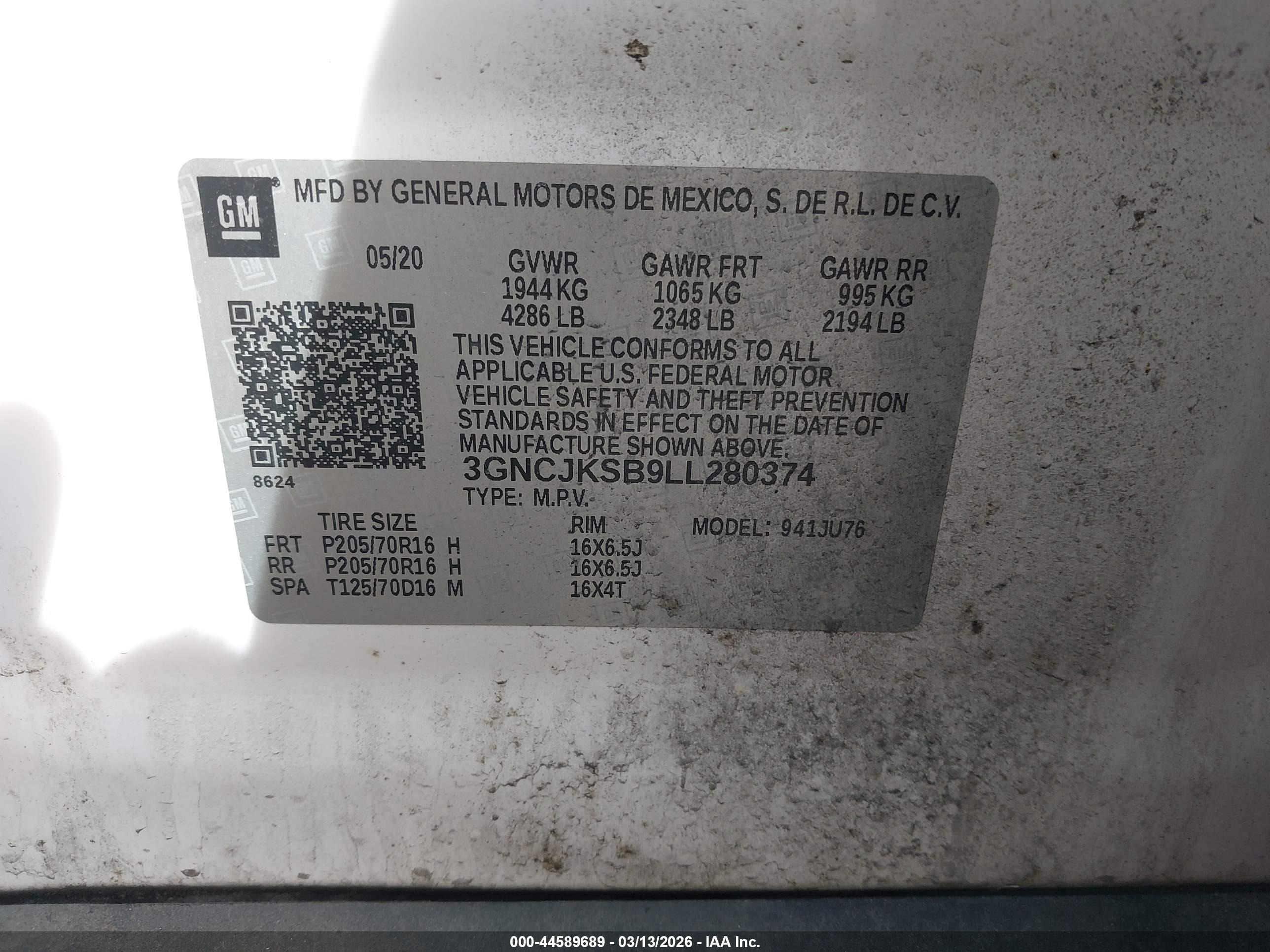 CHEVROLET TRAX image 9