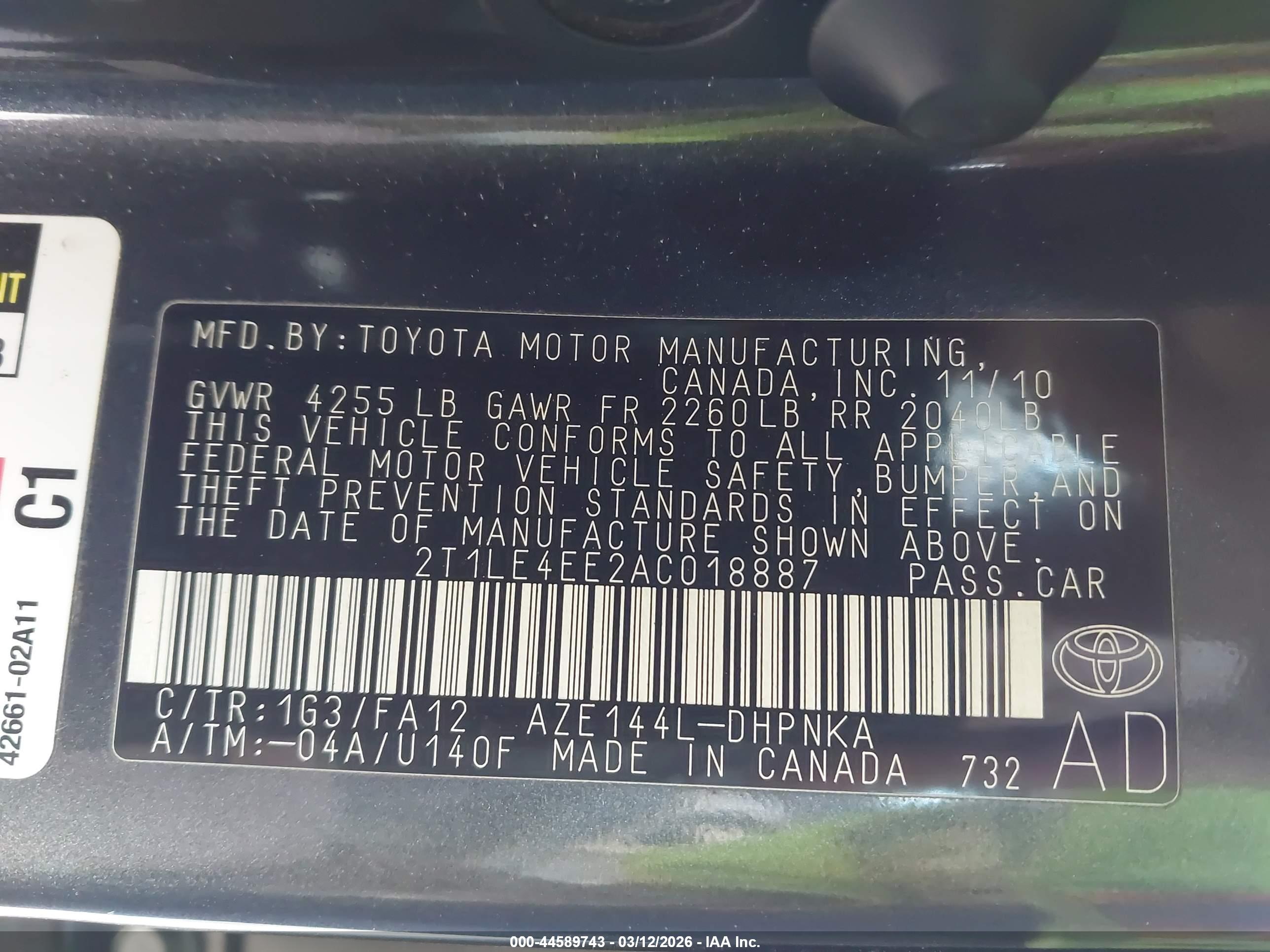 TOYOTA MATRIX image 9