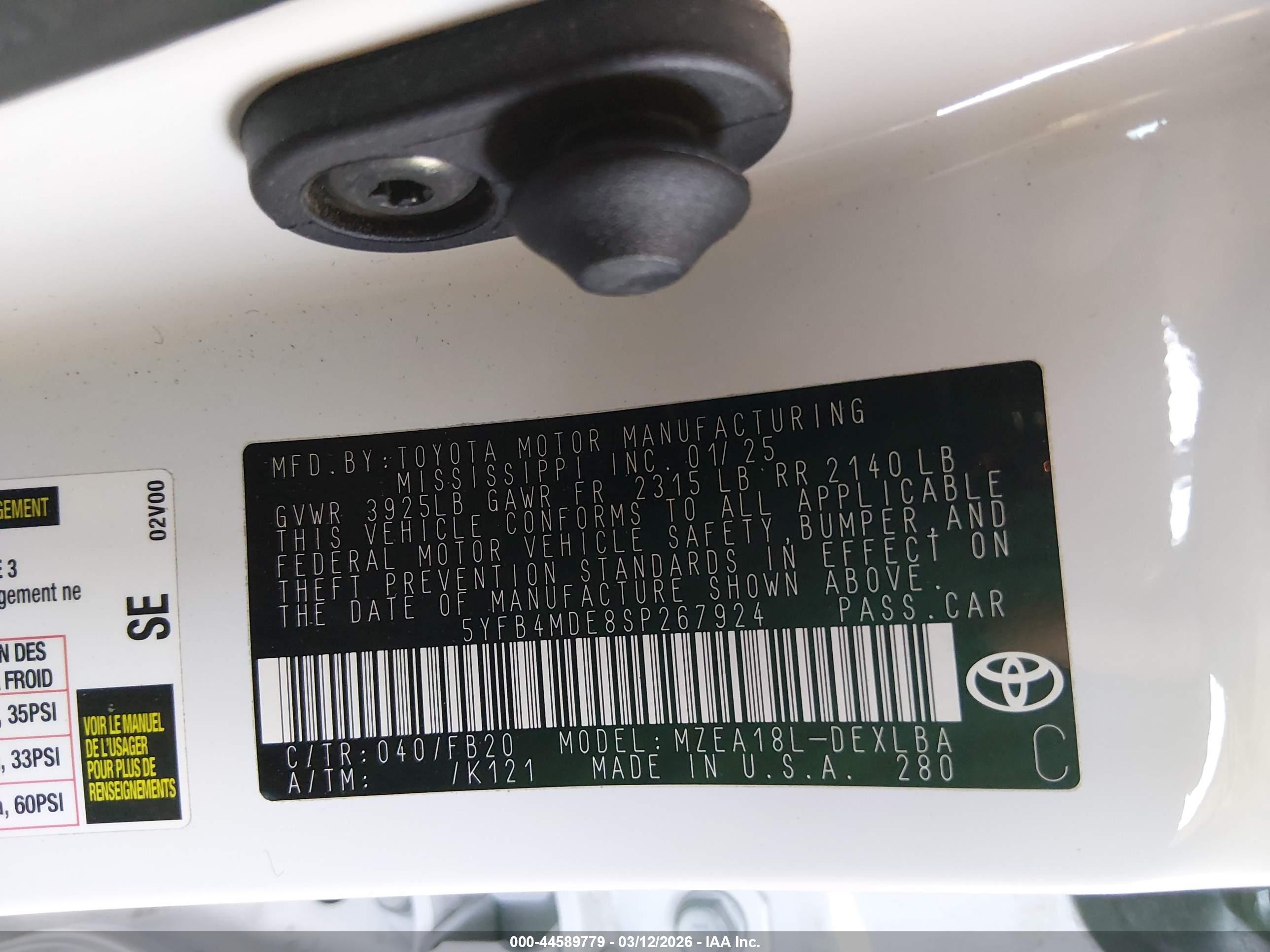TOYOTA COROLLA image 9