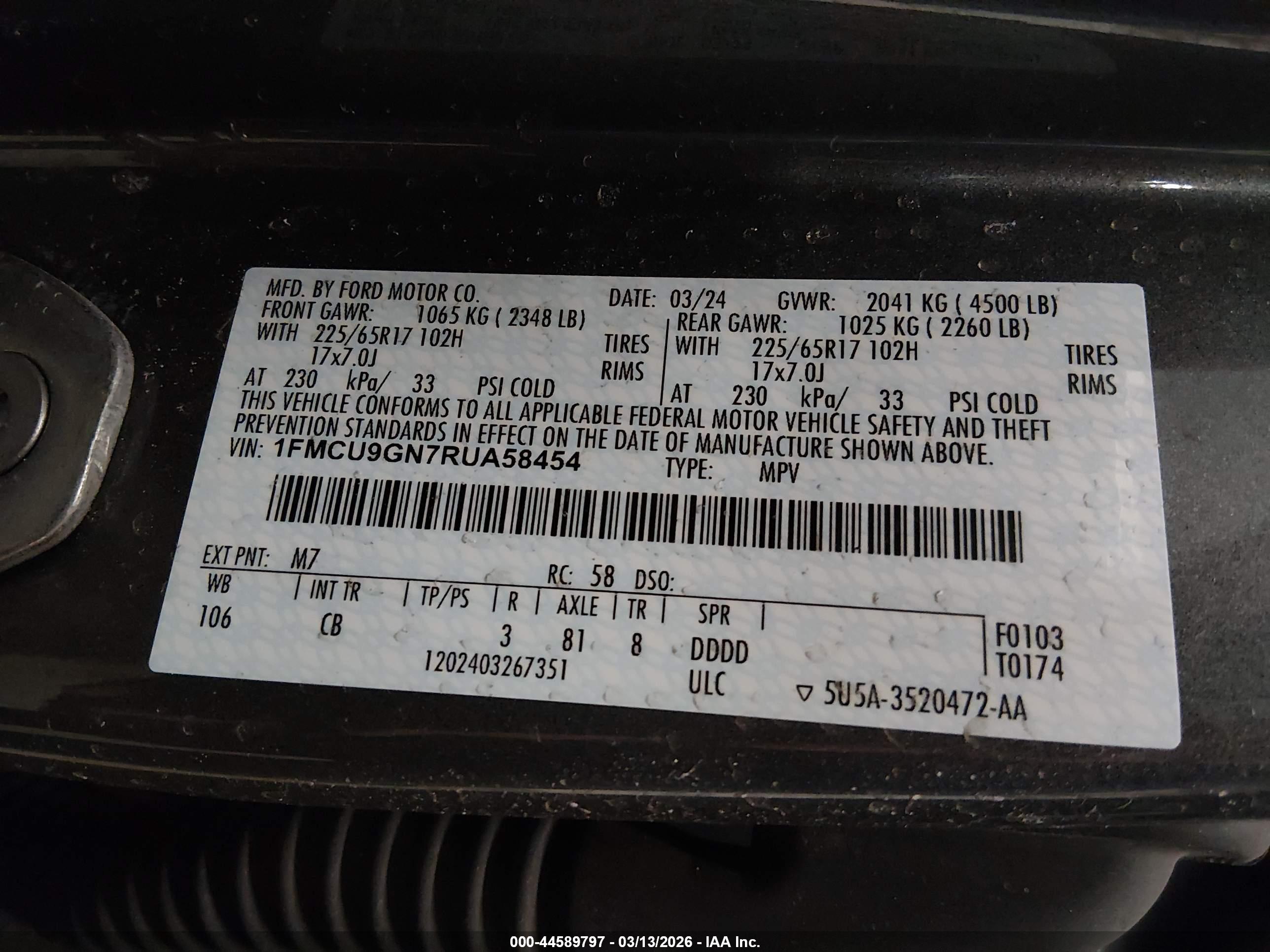 FORD ESCAPE image 9