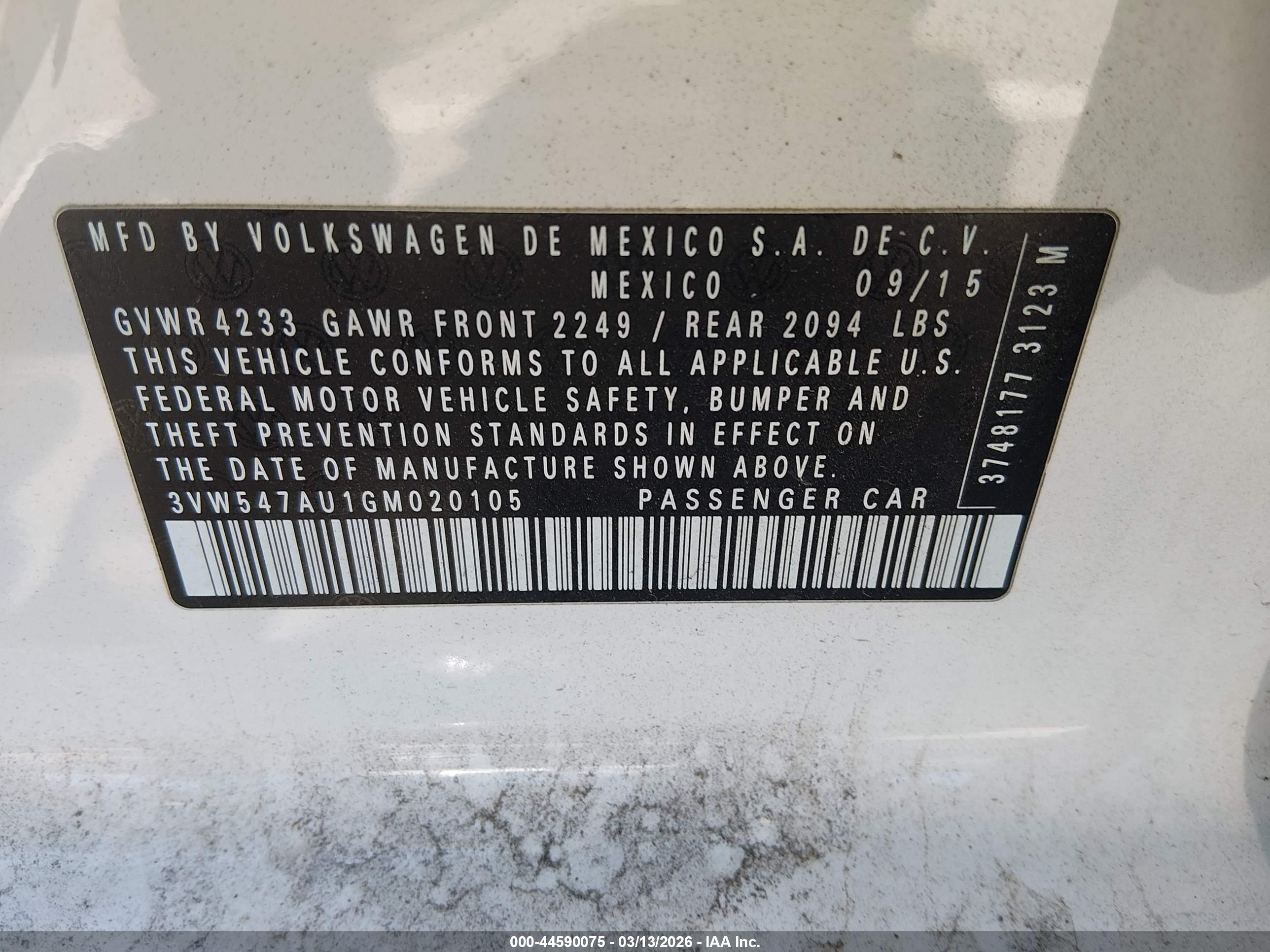 VOLKSWAGEN GOLF image 9