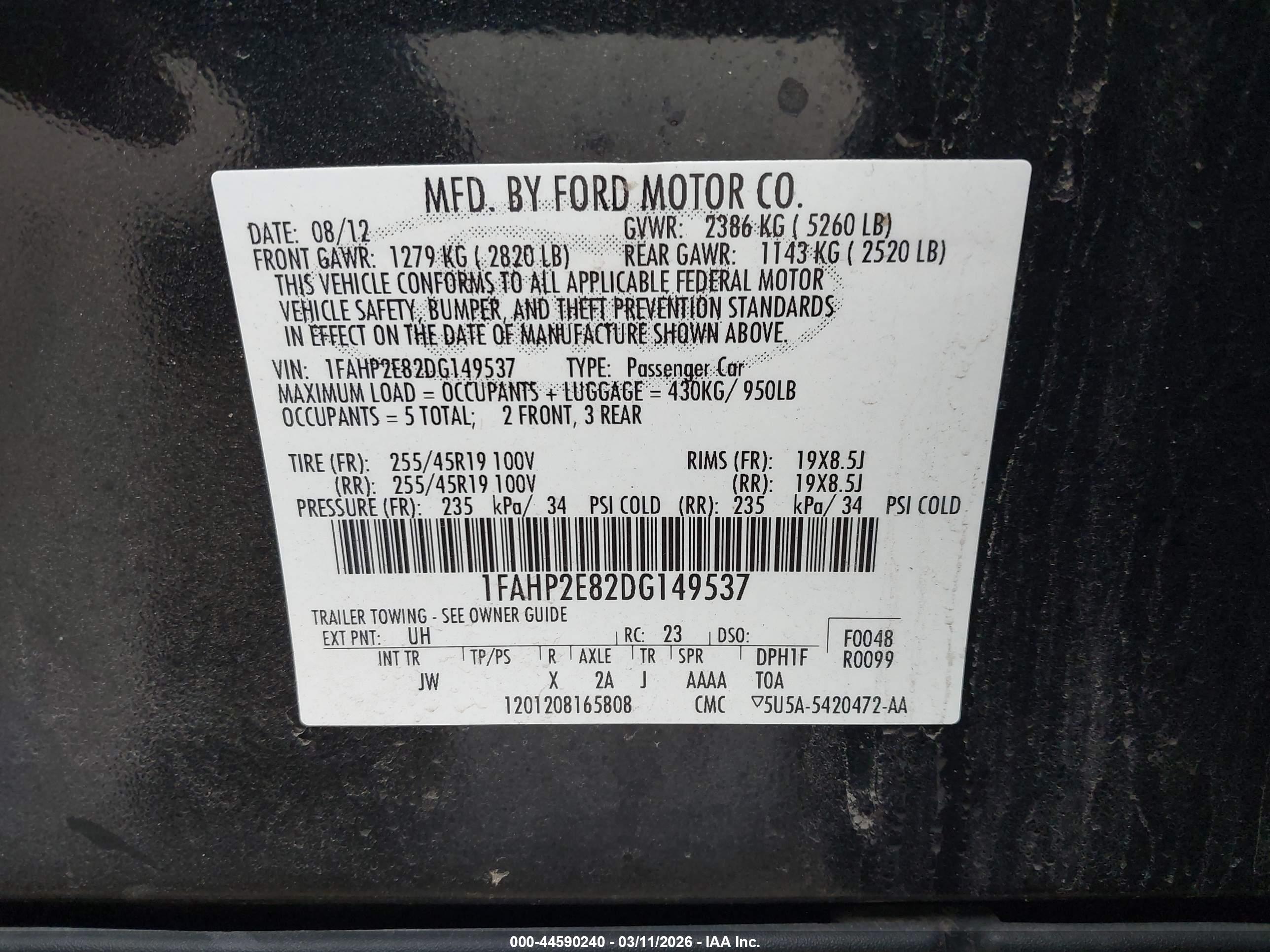 FORD TAURUS image 9