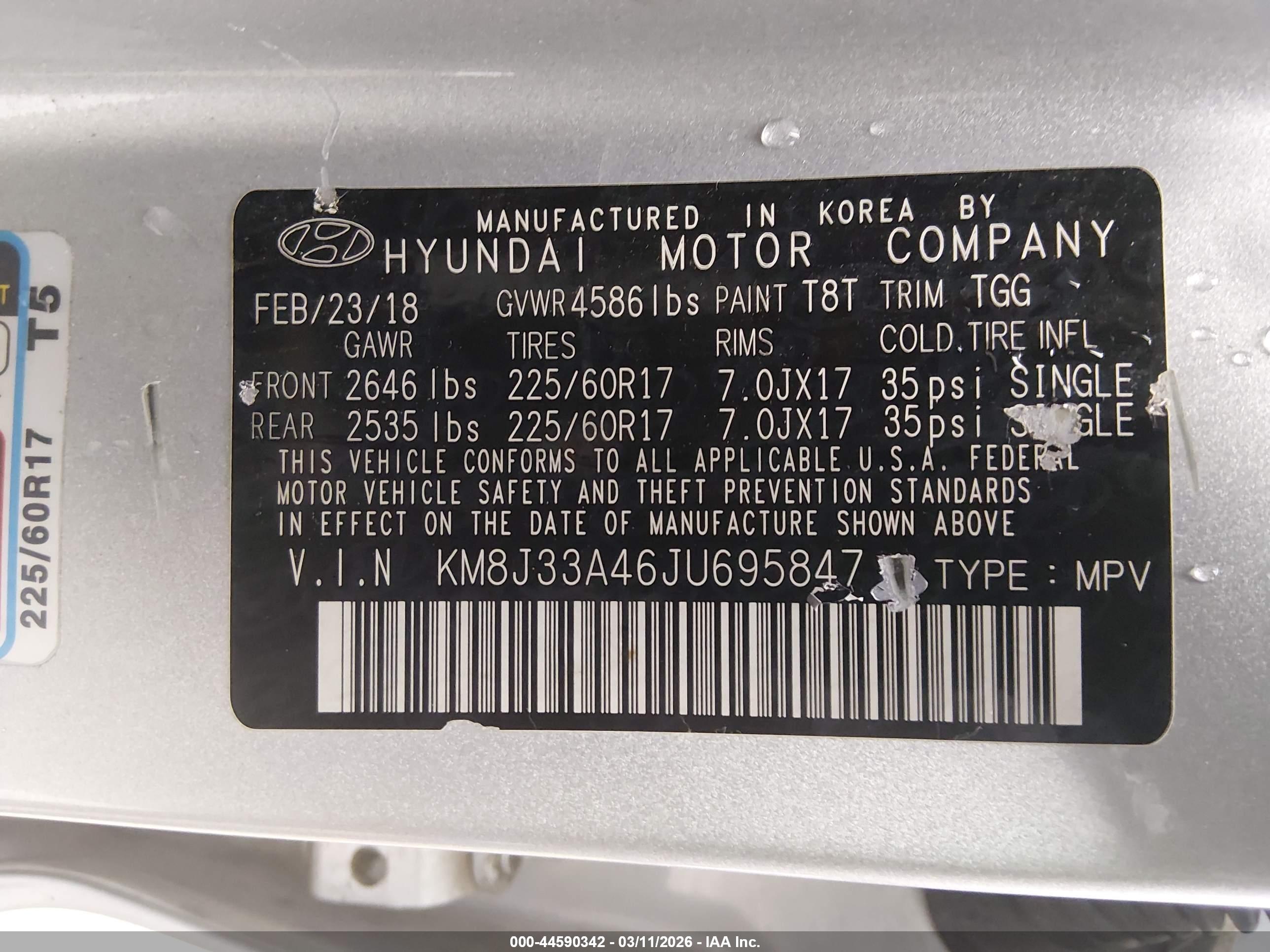HYUNDAI TUCSON image 9