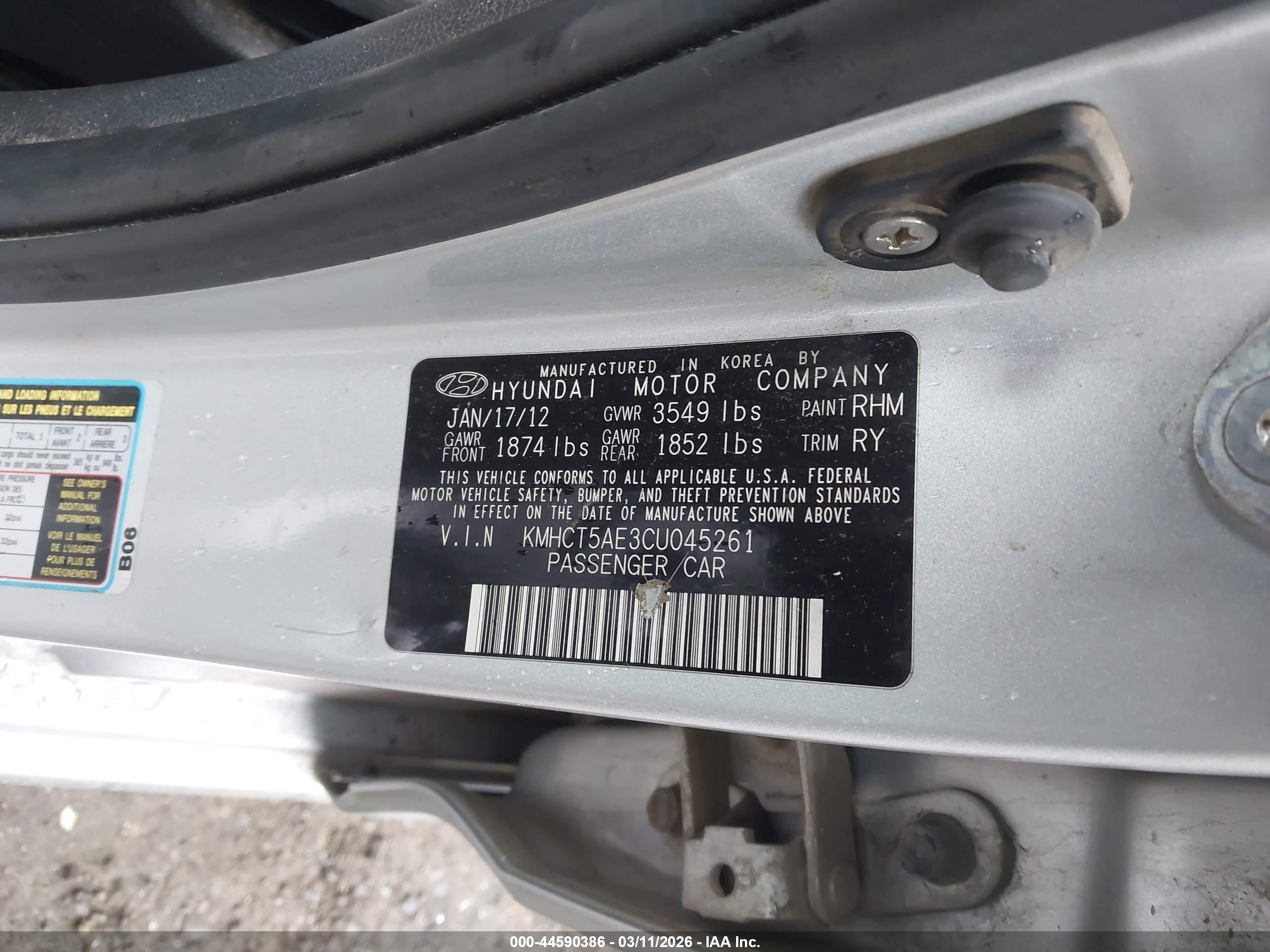 HYUNDAI ACCENT image 9