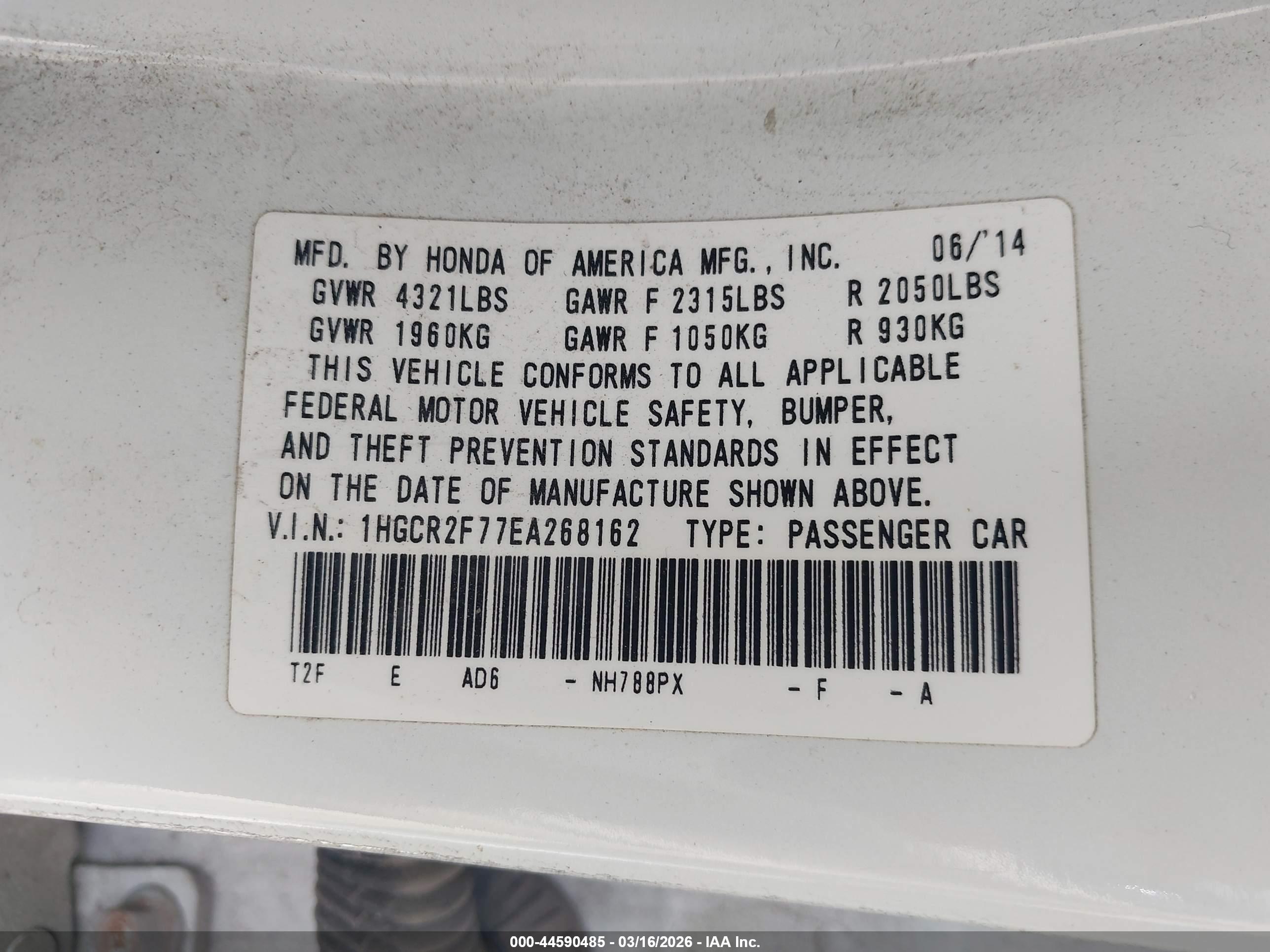 HONDA ACCORD image 9