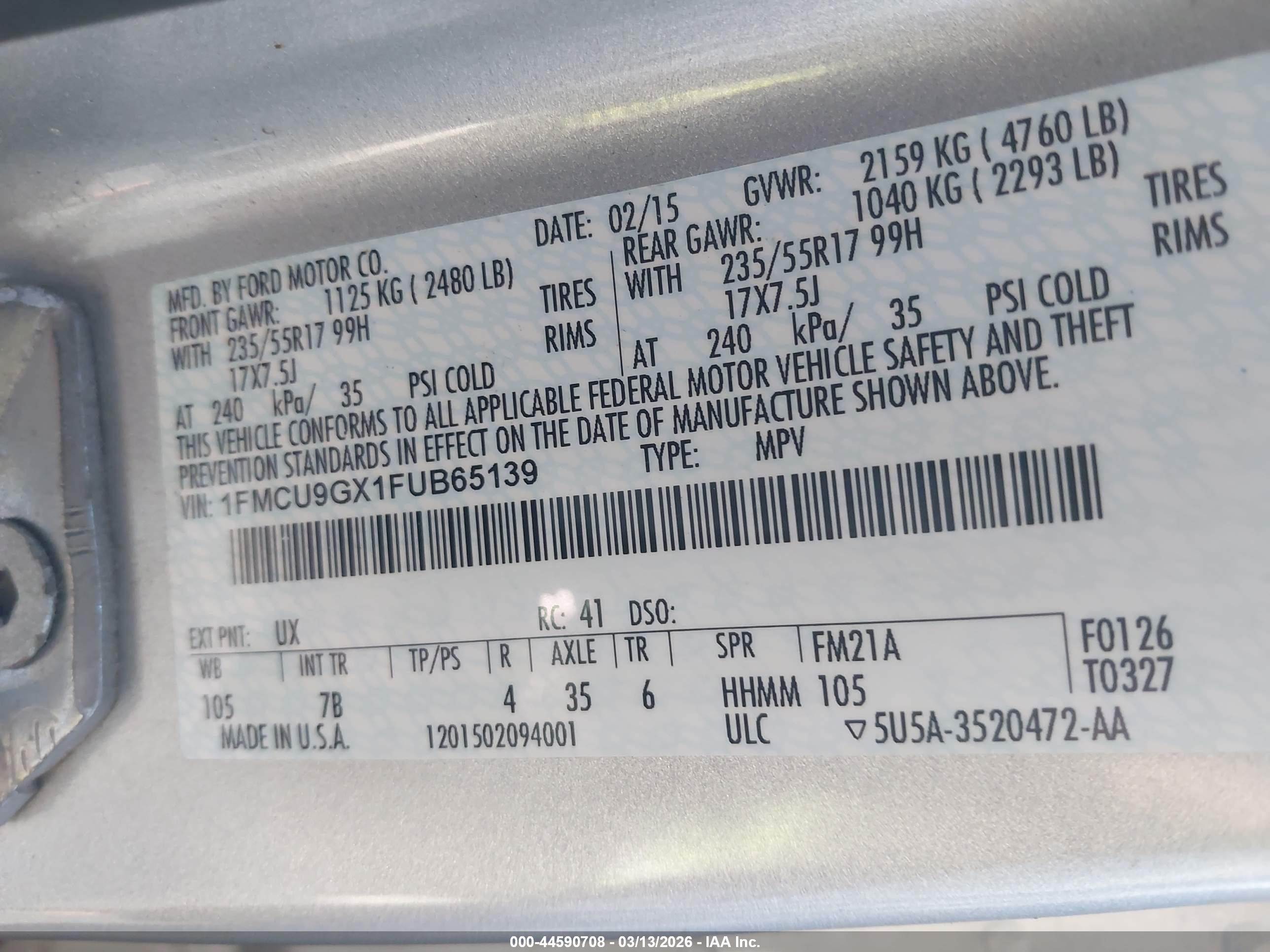 FORD ESCAPE image 9